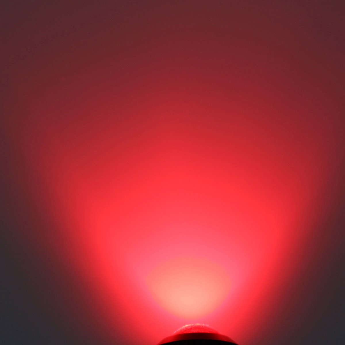 LEADTOPS 10Pcs 18mm 12V Red Eagle Eye LED Car Fog Lights, Black Case, Aluminum, Small Bulb, Daytime Running Light