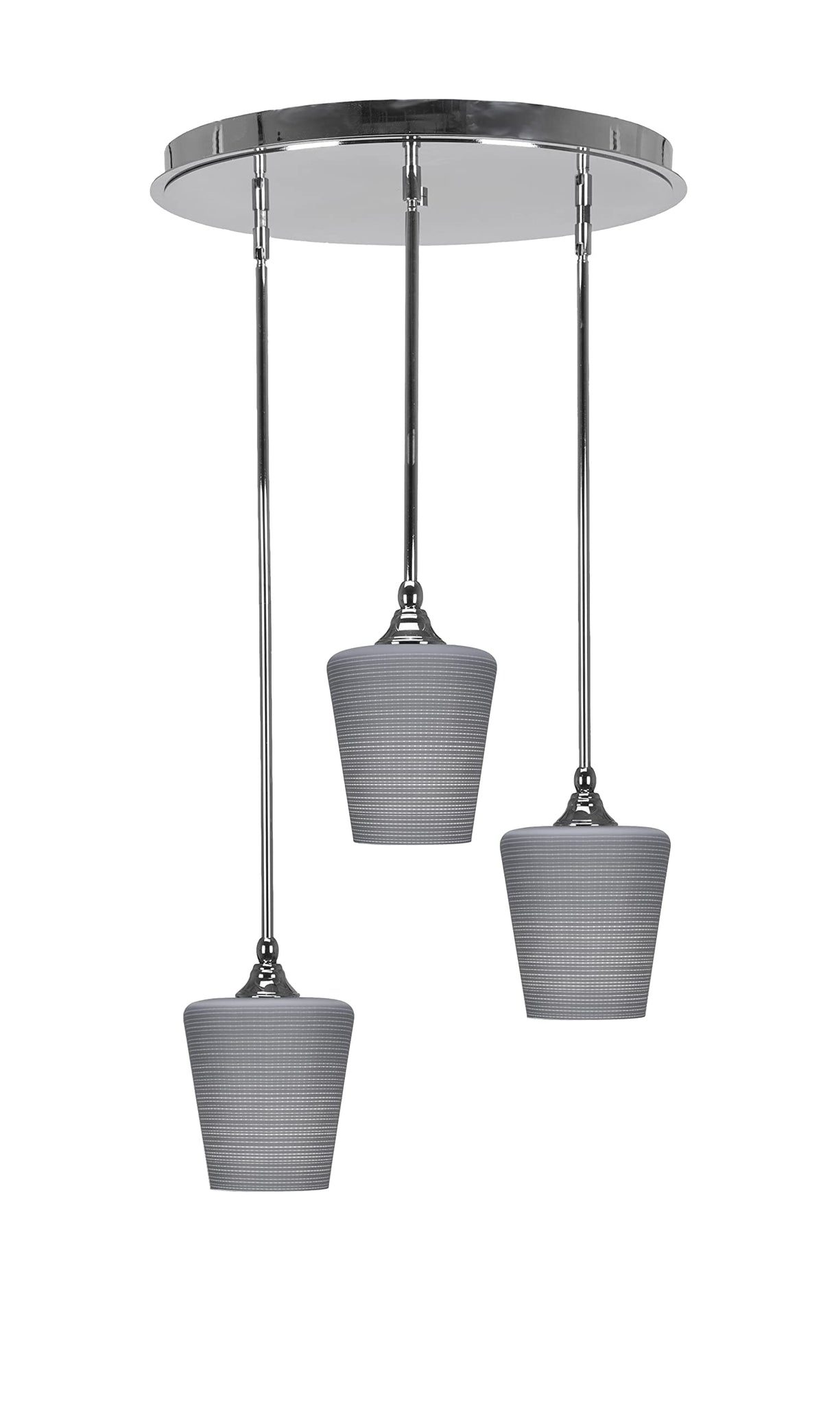 Empire 3 Light Cluster Pendalier in Chrome Finish (2183-CH-4032)