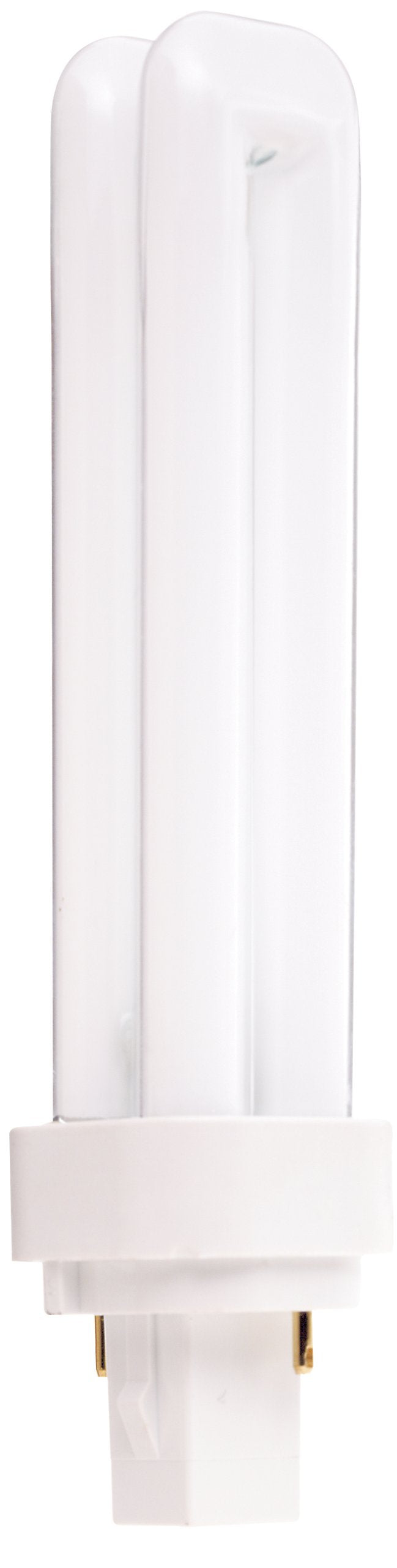Satco S8324 T4 Quad Tube 18W G24D-2 Base Bright White 4100K Glass