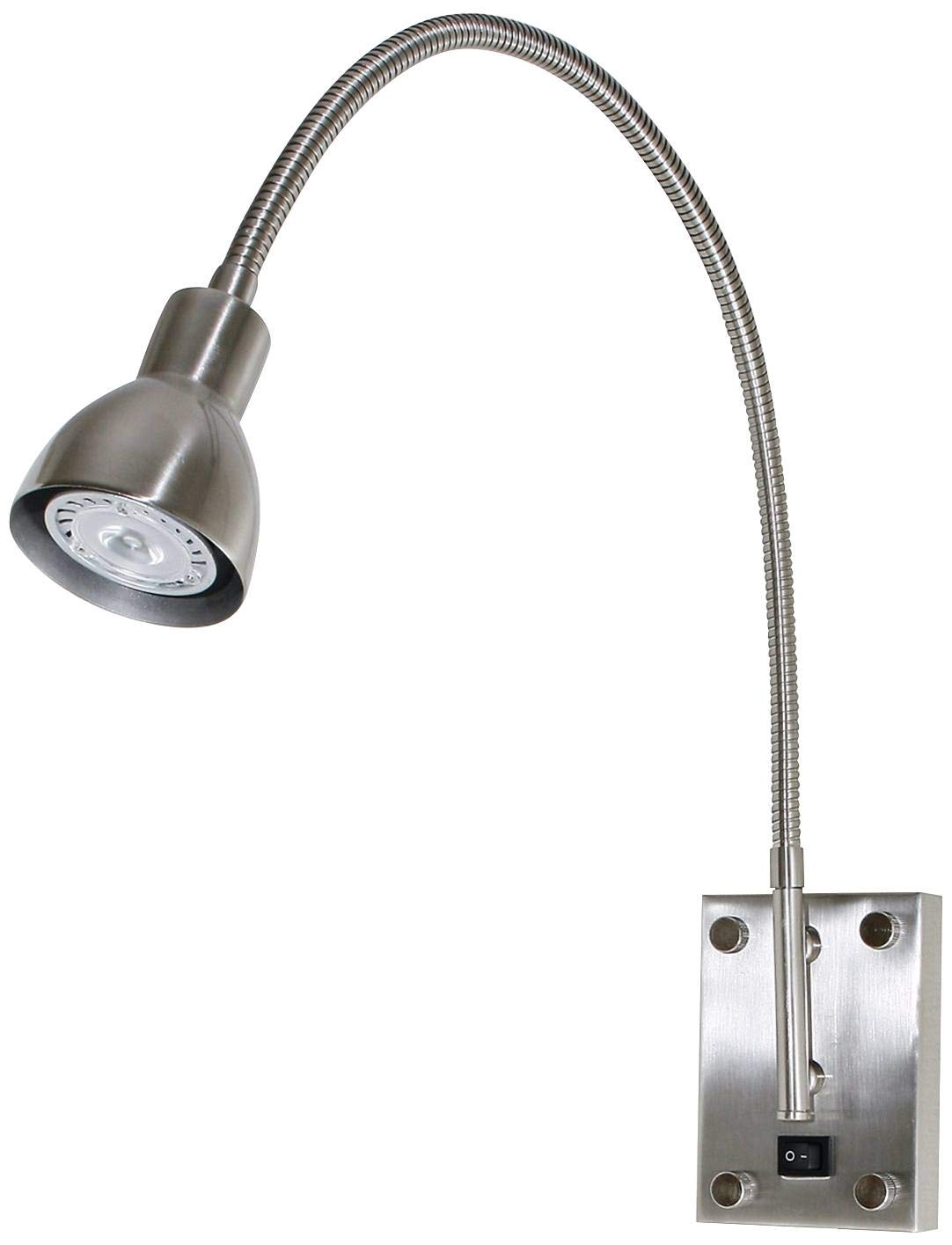 Cal Lighting One Wall Lamp CALBO-119-BS Metal Nickel/Silver Finish