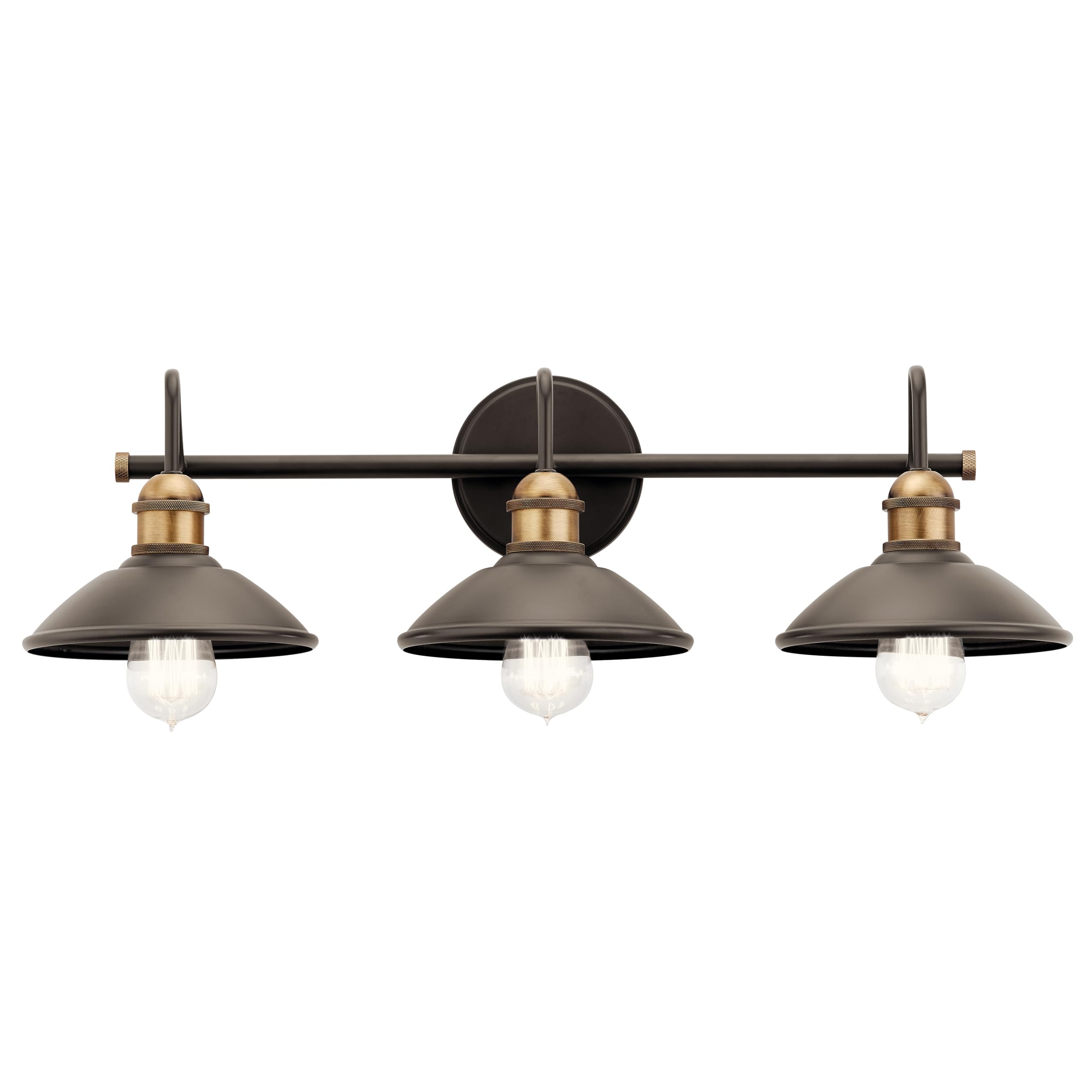 Kichler Lighting Clyde 26.25'' 3 Light Vanity Light In Olde Bronze