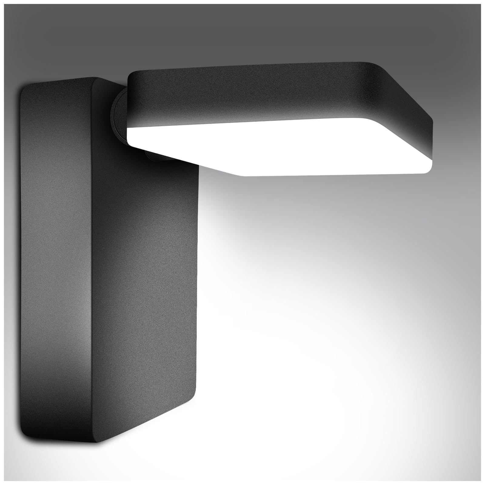 Ledmo 60W Led Outdoor Wall Light 350 Horizontal/180 Vertical Modern Commercial Security Lights Diy-Friendly Adjustable Exterior