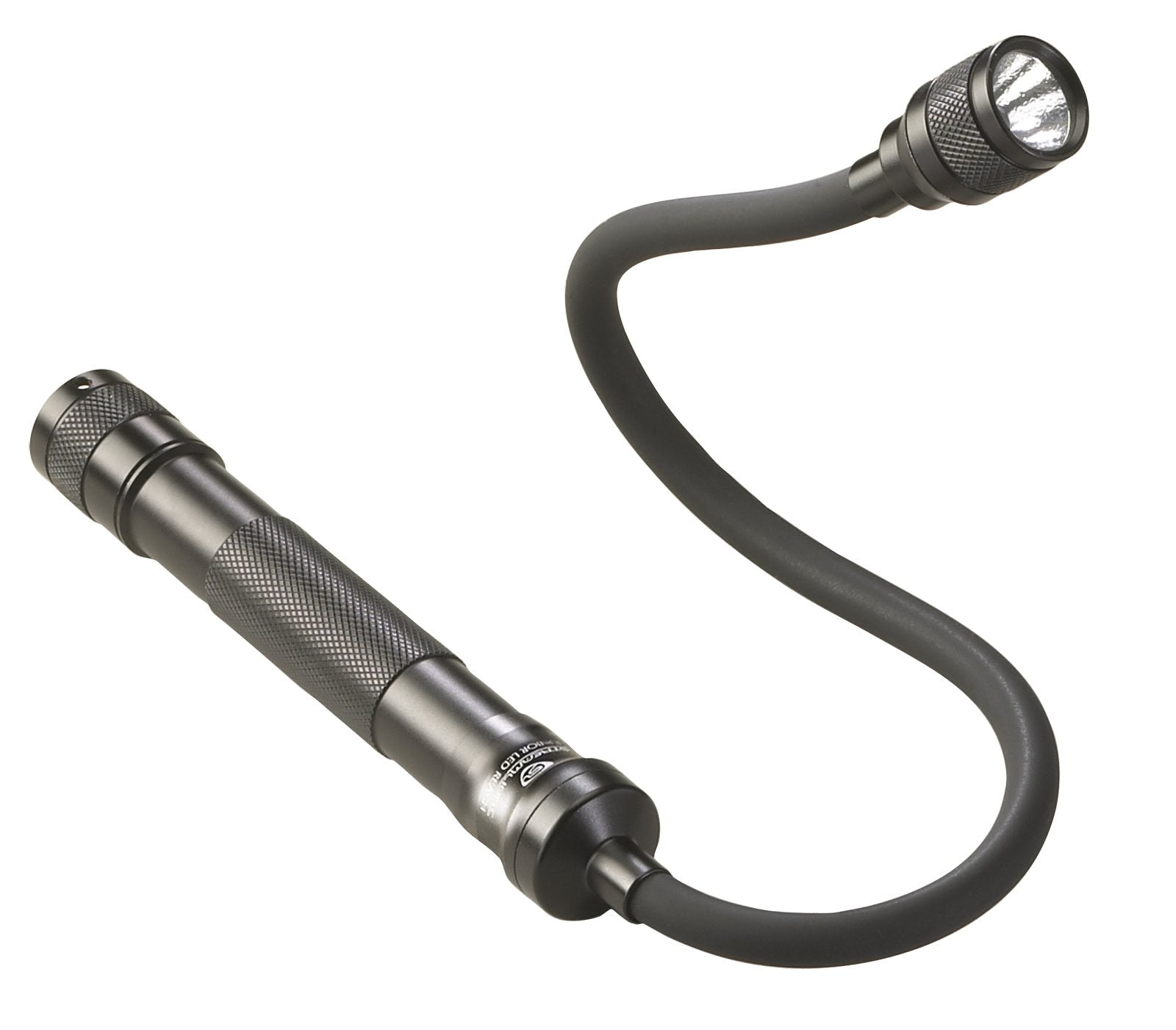 Streamlight 71600 Jr. Reach LED 115-Lumen Handheld Flashlight With Flexible Extension Cable and two (2) AA Alkaline Batteries, B