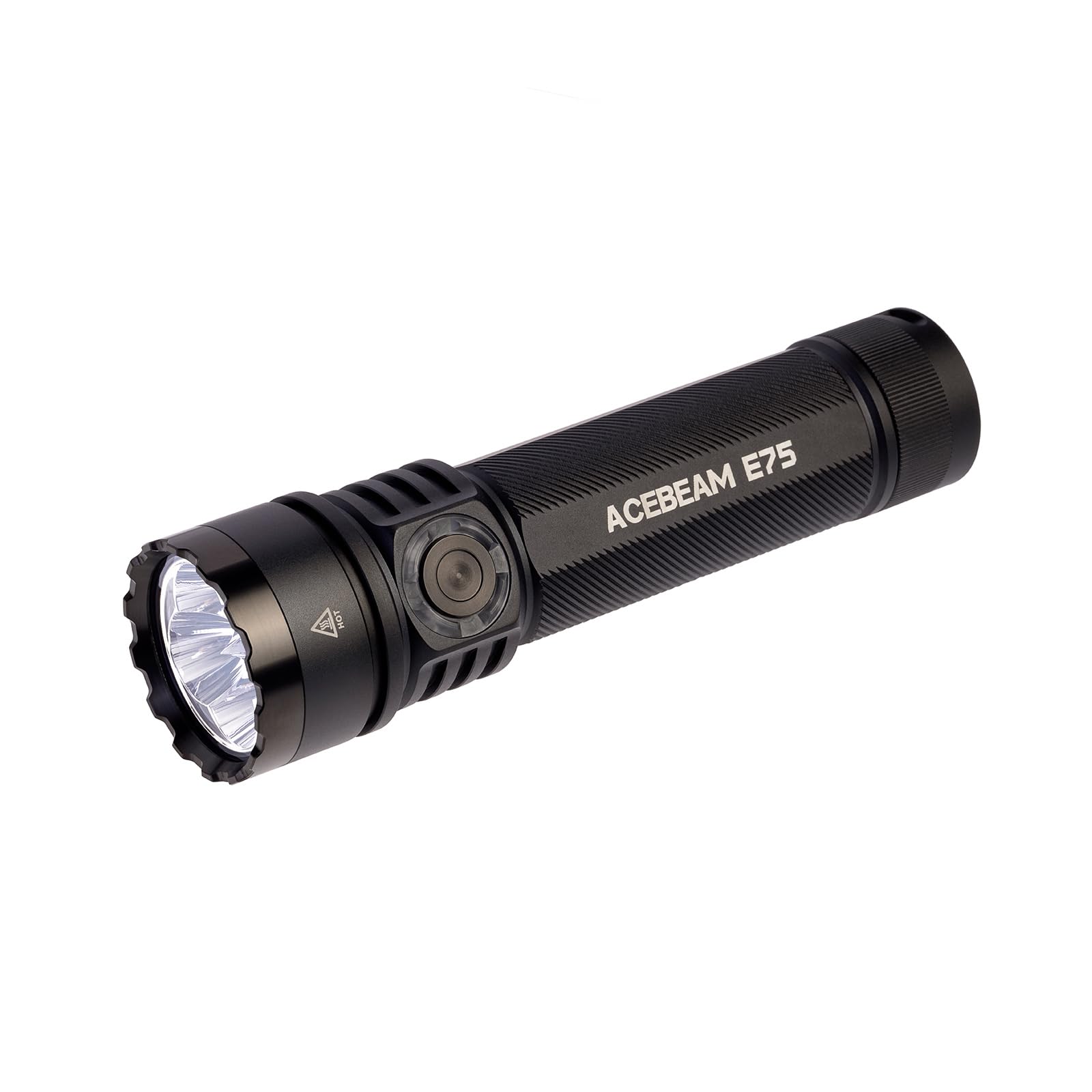 ACEBEAM E75 3000 High Lumens Flashlight with Magnetic Base, Super Bright LED Flashlight Rechargeable, IPX8 Water-Resistant Tacti