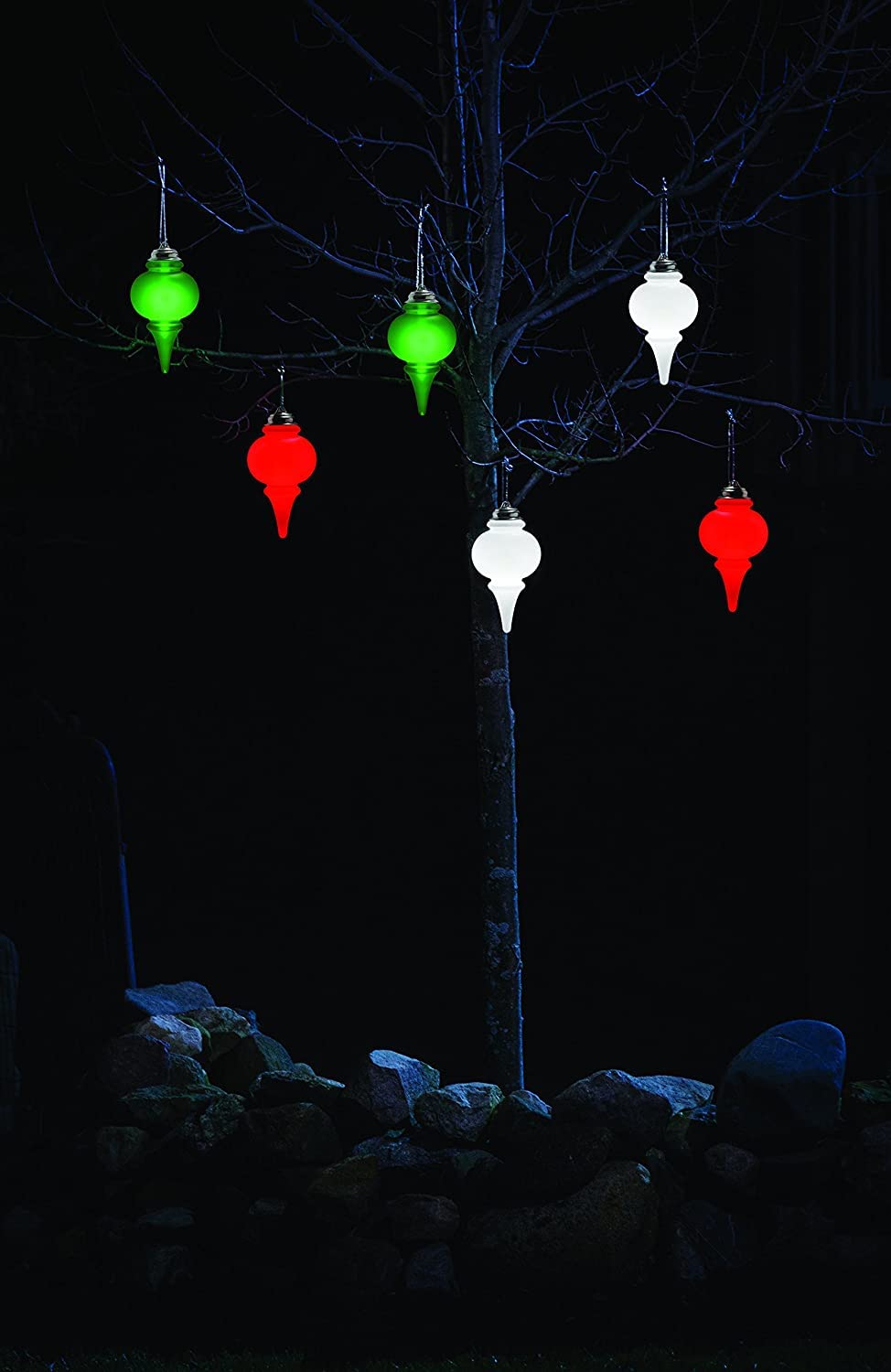 Xodus Innovations Wp665-3 Battery Powered 8 Inch Led Finial Outdoor Decoration Ornaments, Pulsing Action, Dusk Sensor (Pack Of 3