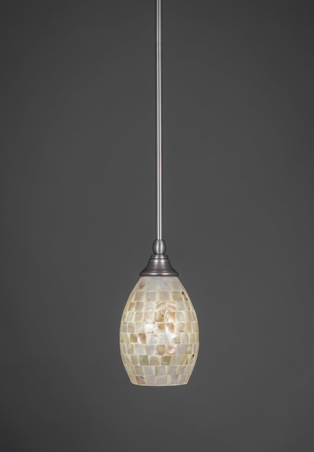 Toltec Lighting 1 Light Mini Pendant In Brushed Nickel (23-Bn-406)