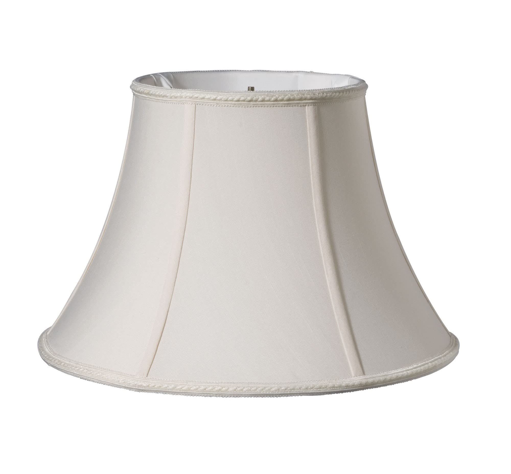 New 14'' Cream Slanted Oval Paperback Shantung Lampshade