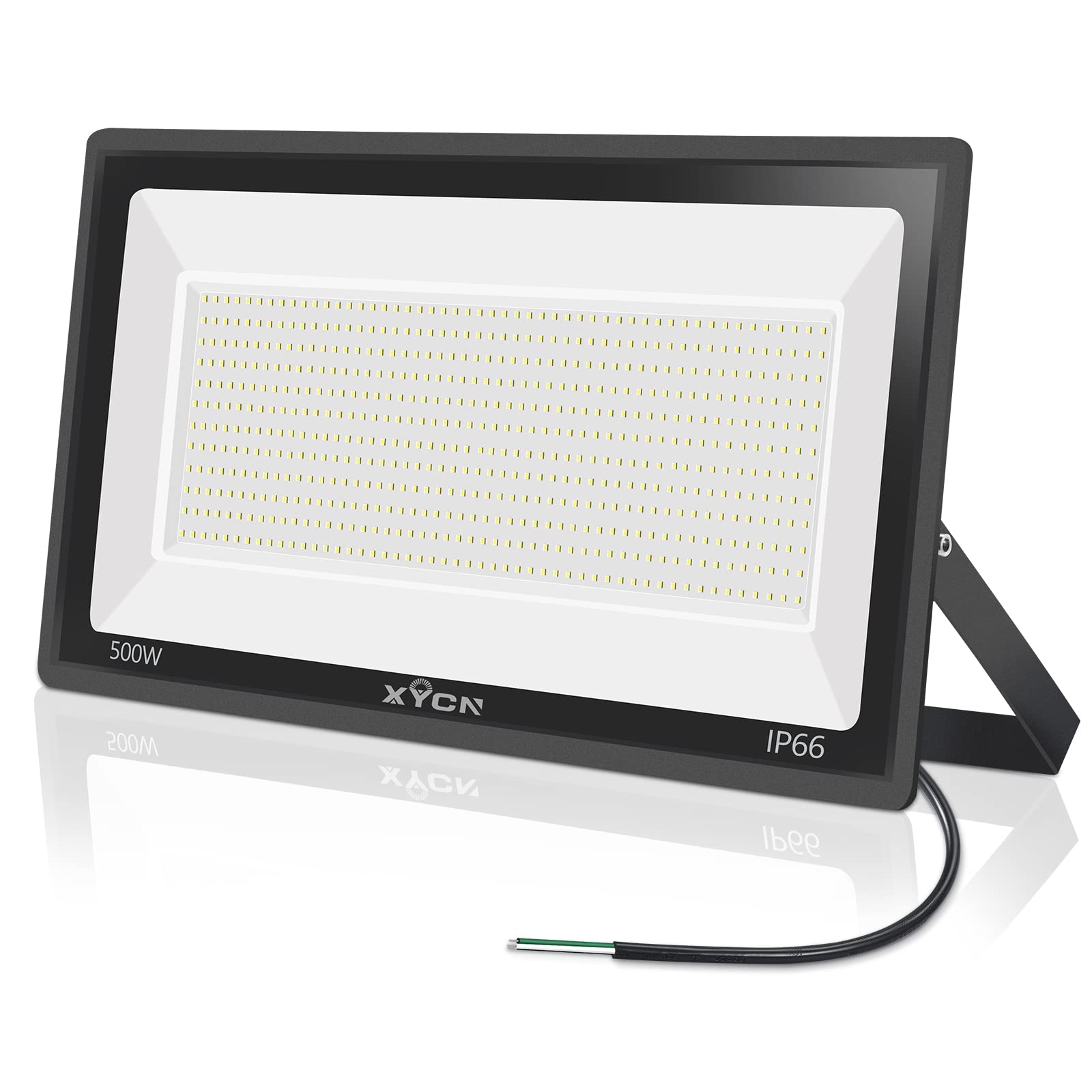 XYCN 500W LED Flood Light - 58,500LM Daylight 5000K, IP66 Waterproof, Commercial Lighting for Outdoor Use, Model PG-600W
