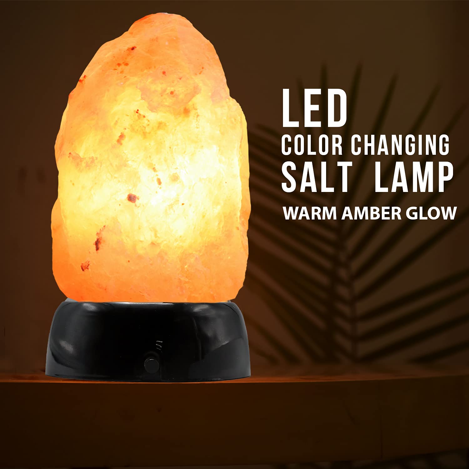 Himalayan Glow Battery Operated Led Multicolor Salt Lamp, Natural Crystal Rock Salt Night Lamp For Home Decor And Gift - Perfect & Idle For Home Decor And Gift