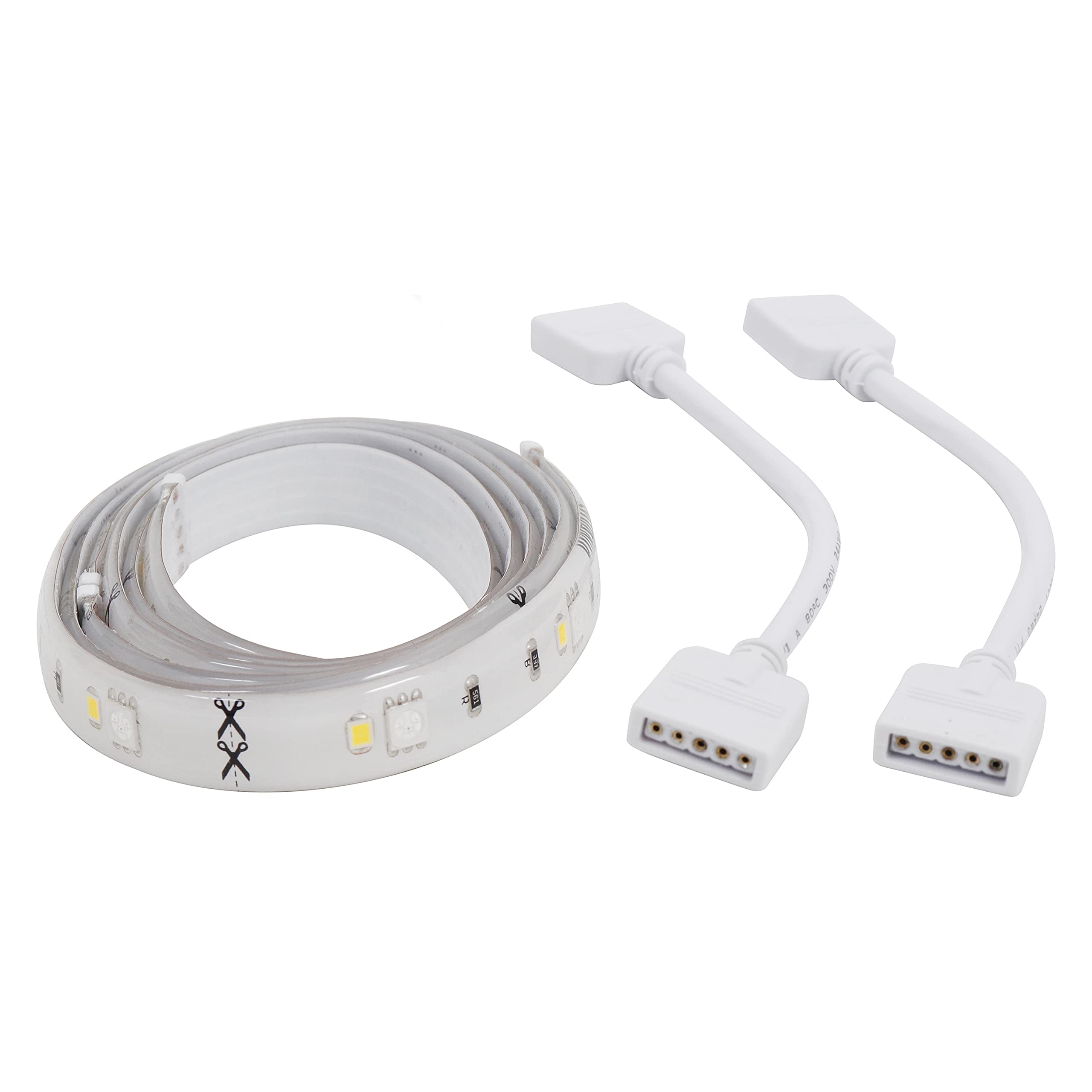 LEDVANCE SYLVANIA LED Mosaic Flexible Light Expansion Kit, 2ft RGBW Strips, Indoor Plug-In with Remote Control, Model 65483