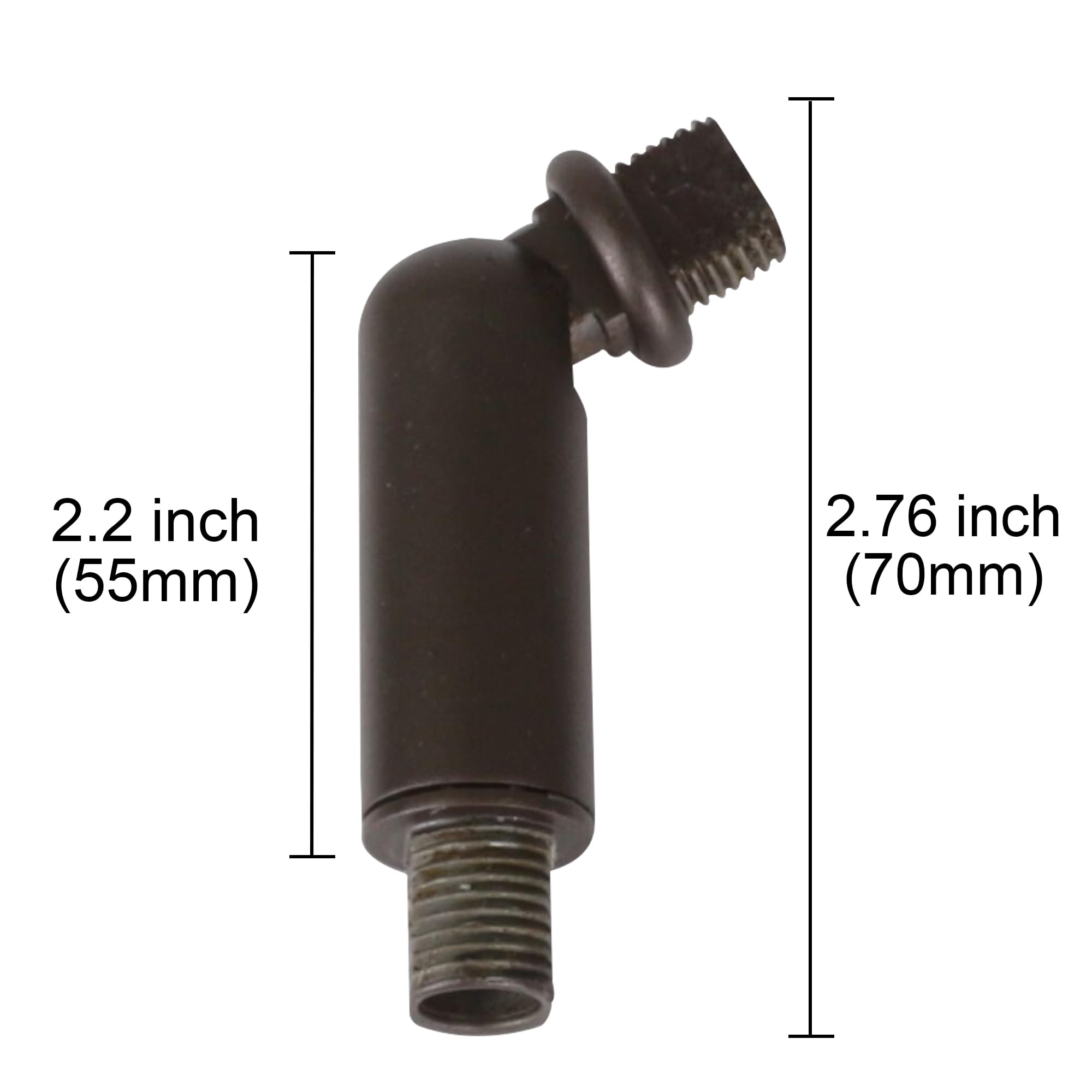 MELUCEE Oil Rubbed Bronze Ceiling Adapter for Chandeliers & Pendant Lights - Ideal for Vaulted & Angled Ceilings, 1 Pack