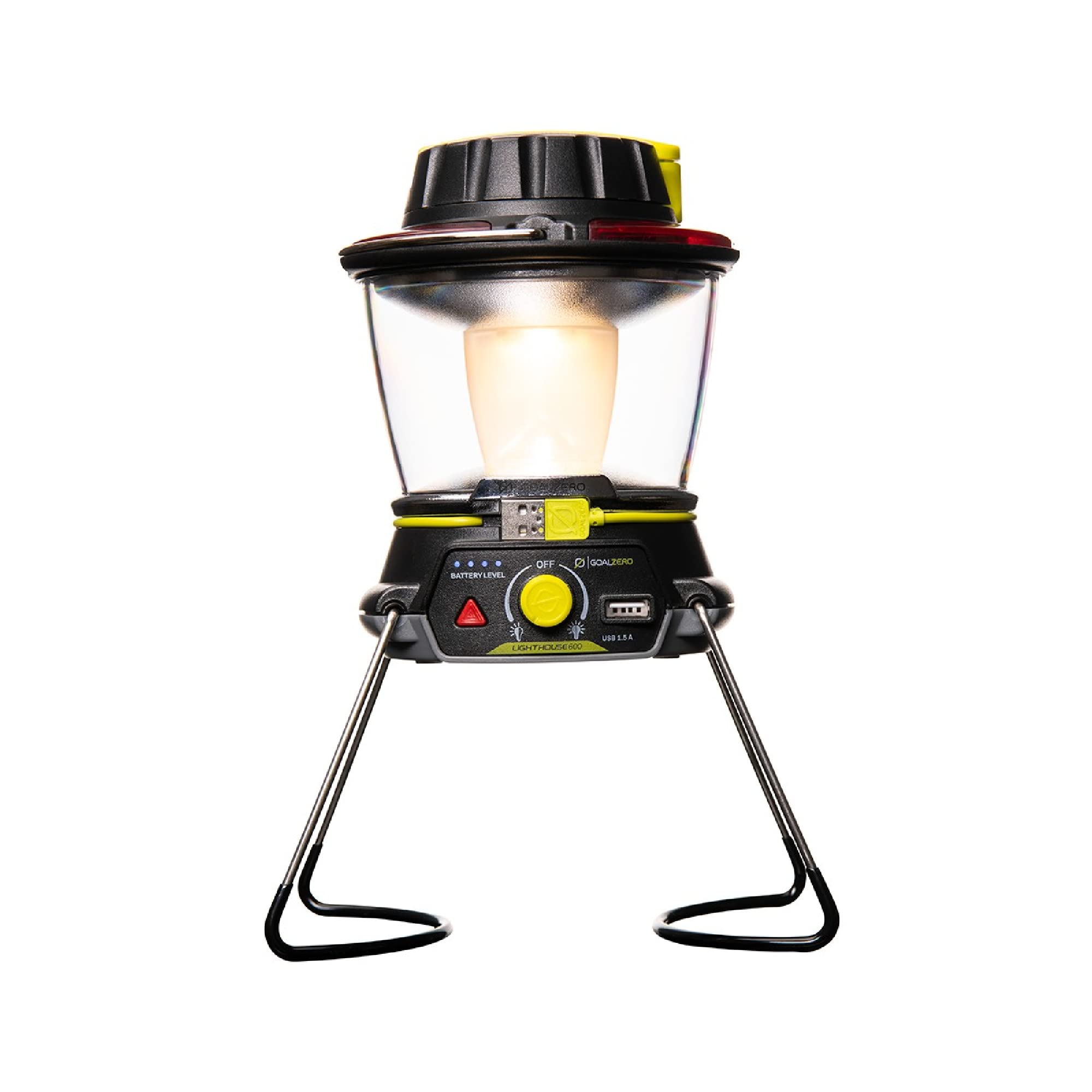 Goal Zero Lighthouse 600 Camping Lantern, 600-Lumen Hand Crank Led Lantern