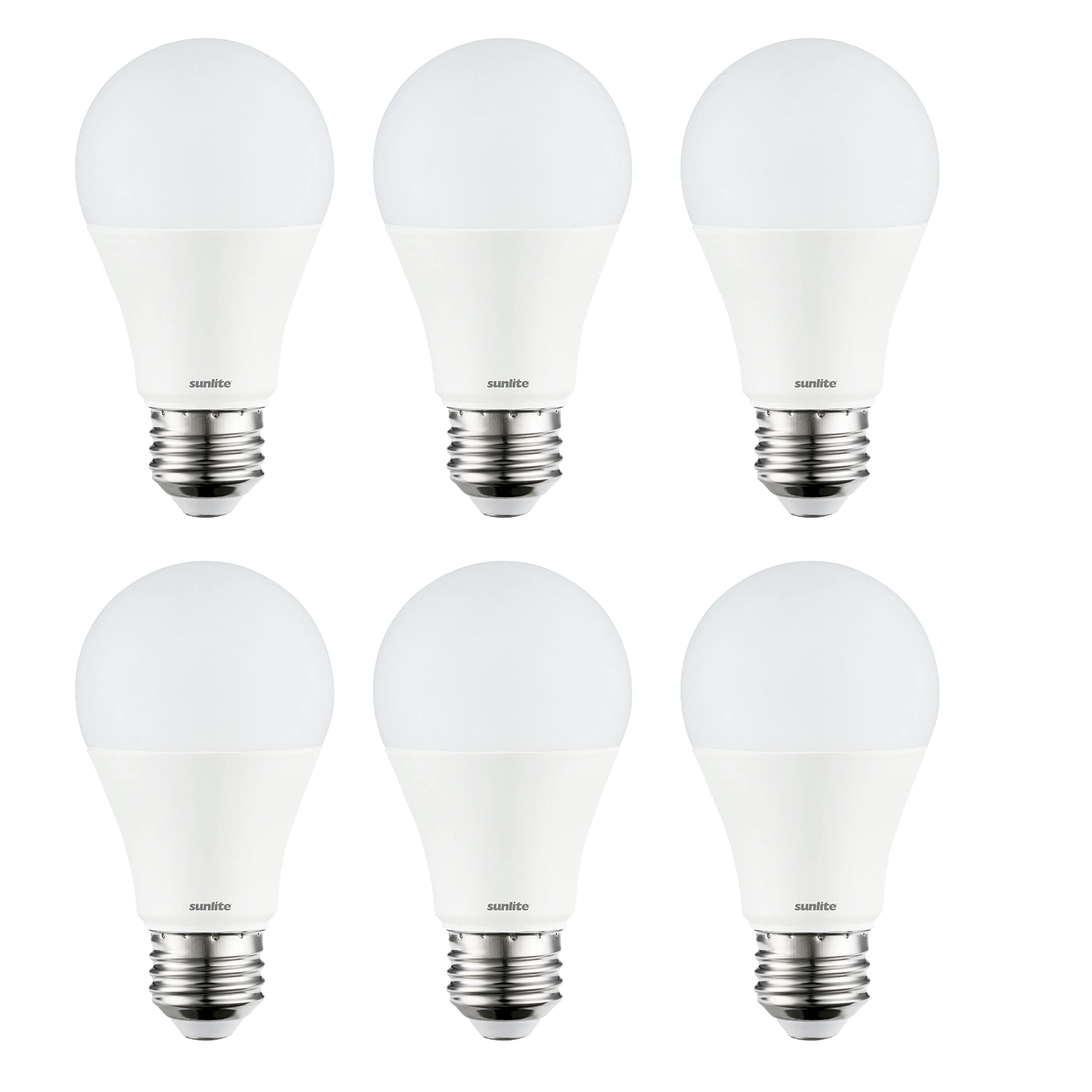 Sunlite 40419 3-Way Led A19 Light Bulb, 5/9/15 Watts (40W 60W 100W Equivalent), 500-1000-1600 Lumens, Medium E26 Base, Omni-Dire