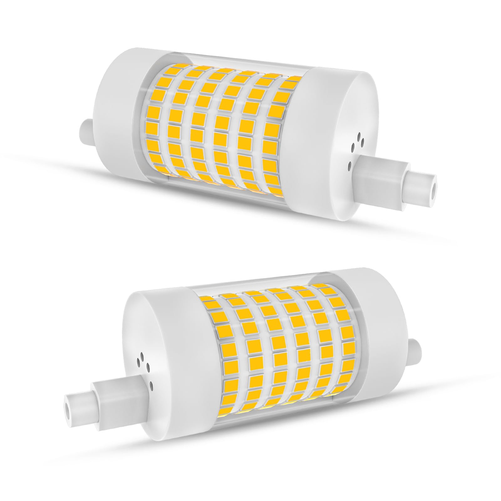 Lacnooe R7S LED Bulb 15W 1500 Lumen Dimmable Double Ended Floodlight 78mm Natural White 4000K Pack of 2
