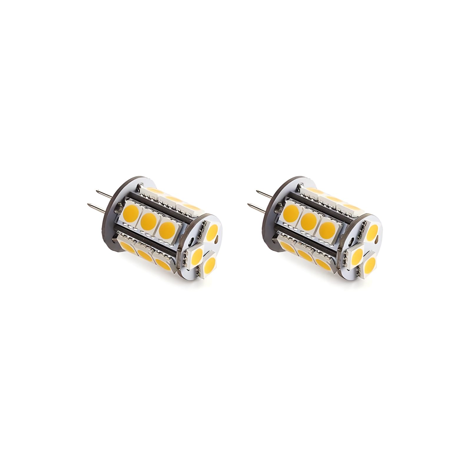 Makergroup G4 Bi-pin LED Light Bulbs, 12VAC/DC, 3W Warm White 2700K-3000K, 2-Pack for Outdoor Landscape Lighting