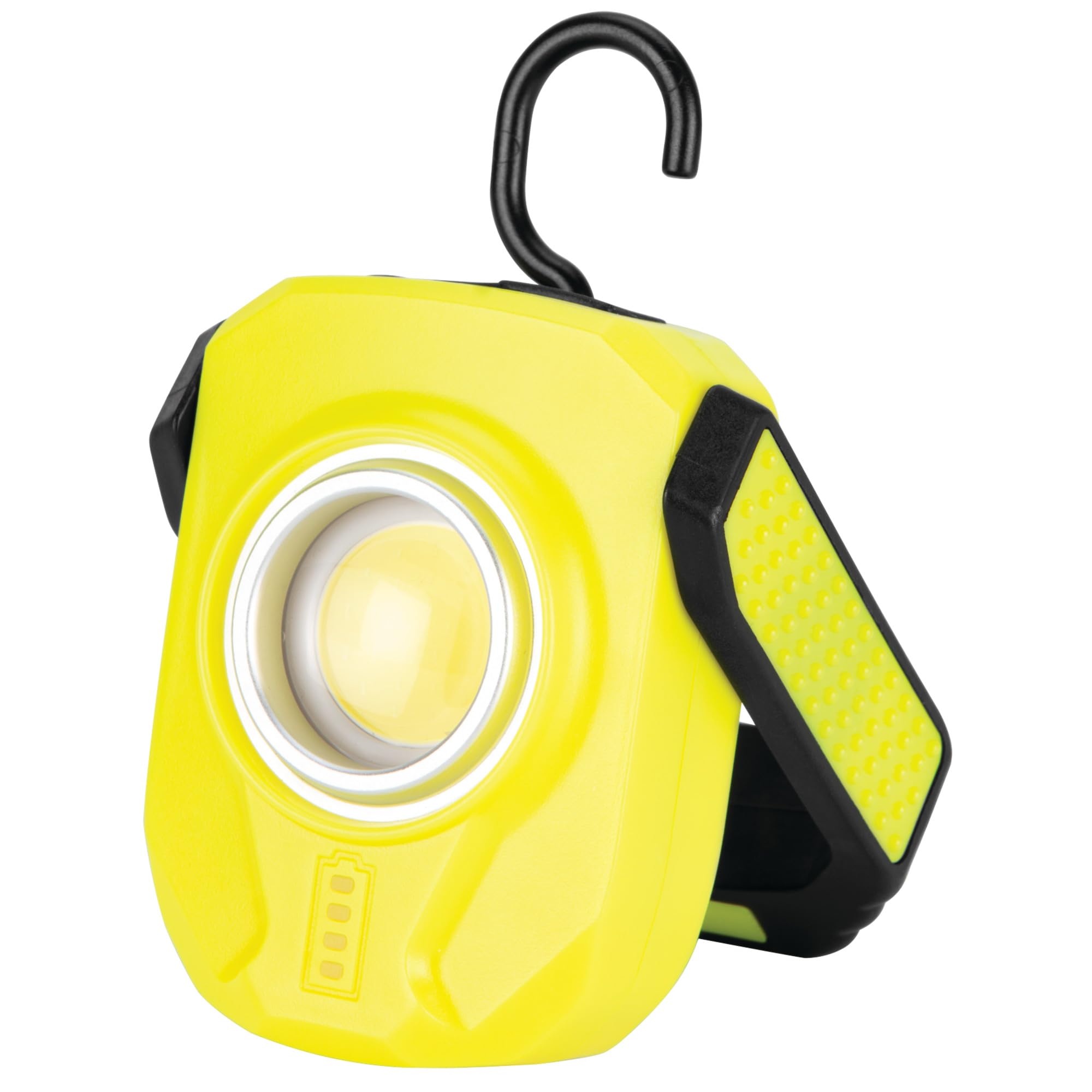 Performance Tool 431 Work Light, 1000 Lumen COB, Rechargeable, Magnetic, Flexible, Lime Yellow