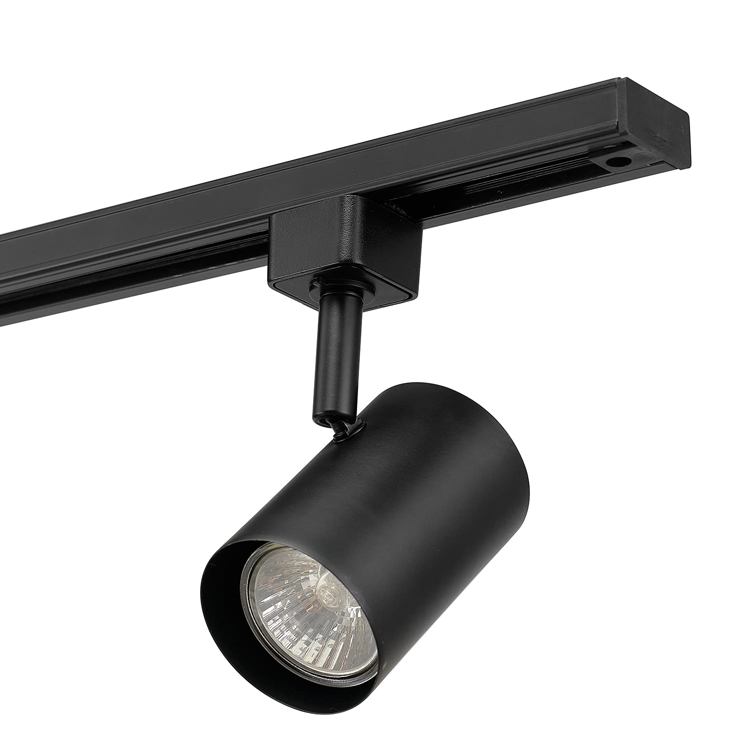 Globe Electric 59738 Tribeca 4-Light Track Lighting Kit, 56", Matte Black, Metal, Bulb Not Included