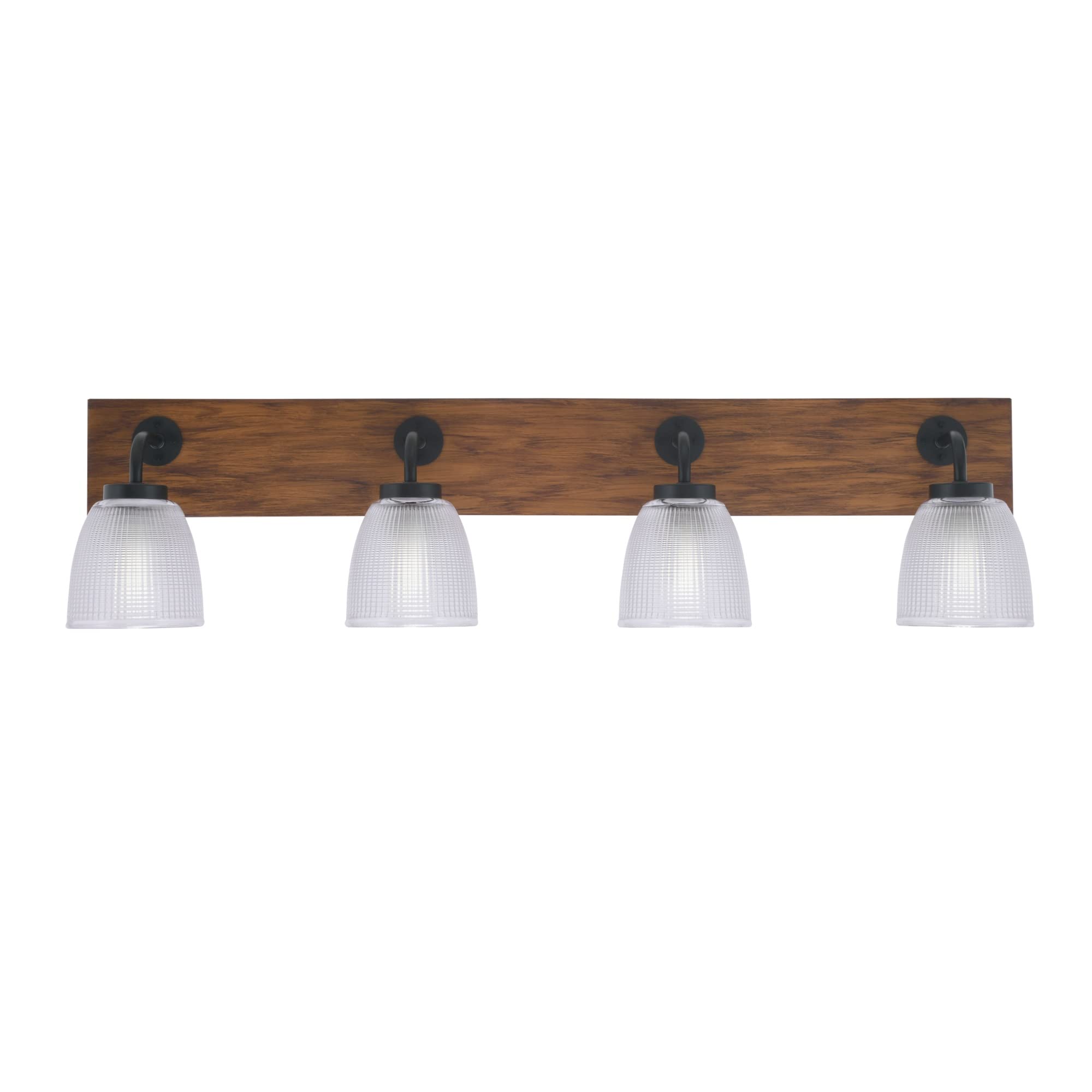 Toltec Lighting 1774-Mbwg-500 Oxbridge Four Light Bathroom Lighting Bath Vanity Light Two-Tone