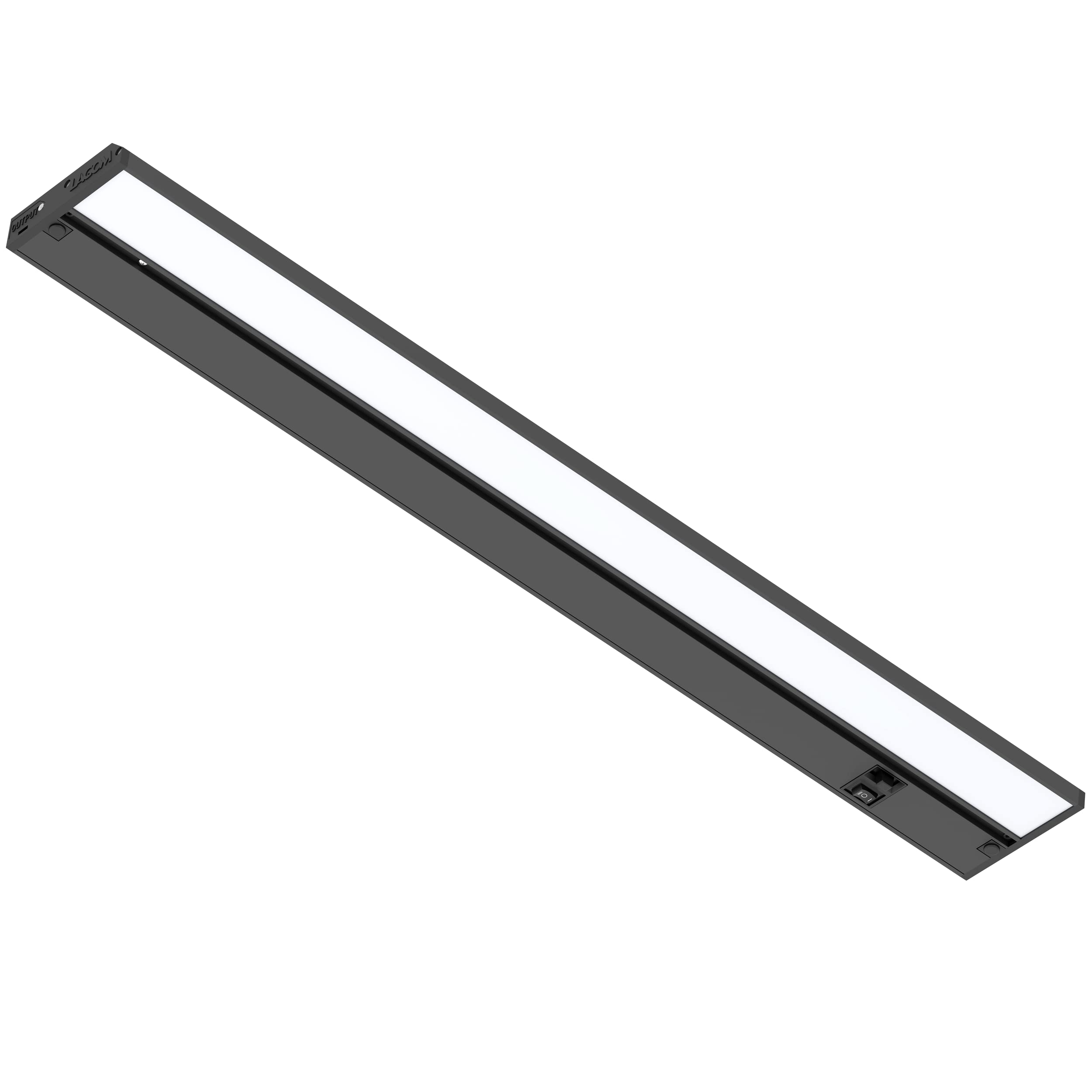 LAGOM 22'' Direct Wire Dimmable LED Under Cabinet Lights, Selectable 2700K/4000K/5000K, Selectable Brightness, Black Finish, UC0