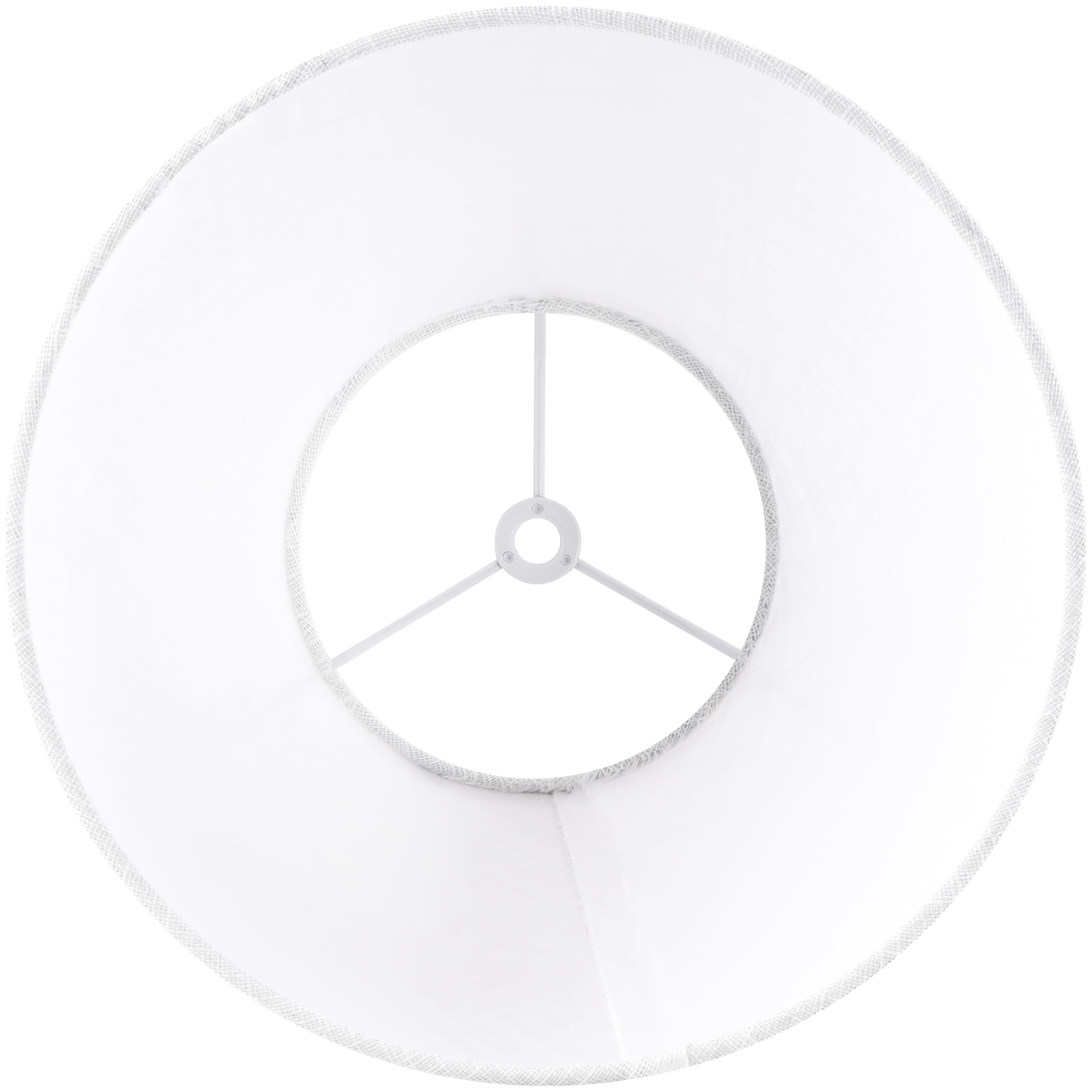 Goso 9'' Small White Lamp Shades For Table Lamps Set Of 2 Bell,5''  *9''  6.4'' (Spider) Modern Wall Lamp Shade Linen Replacemen