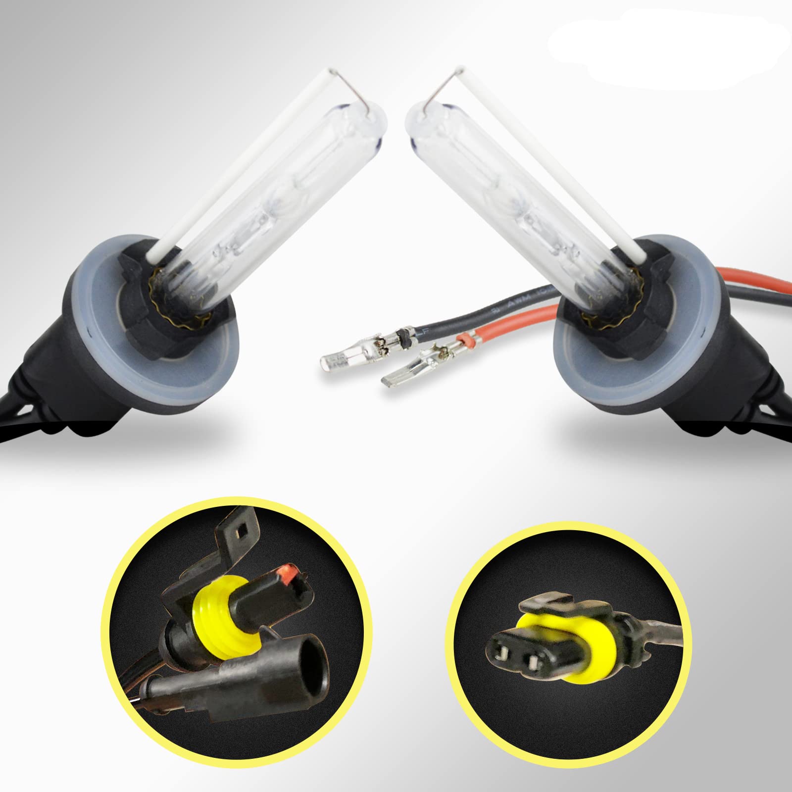 Innovited HID Xenon 880 881(All 800 series 6000K Replacement Bulbs (1 Pair) Diamond White-New