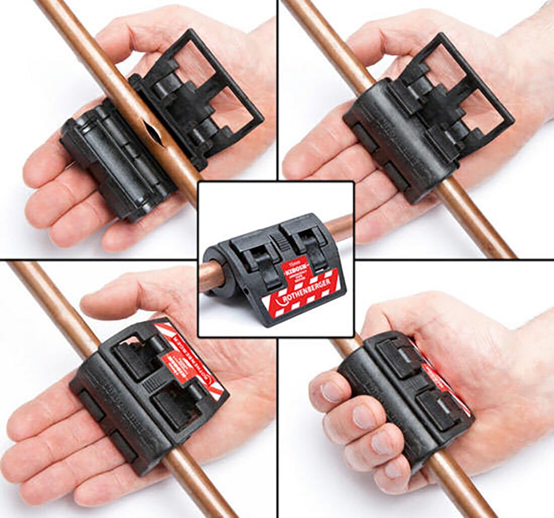 Rothenberger Kibosh Emergency Pipe Repair - Quick, Easy And Professional Way To Repair Burst - 3/4'', Up To 145 Psi - 80012