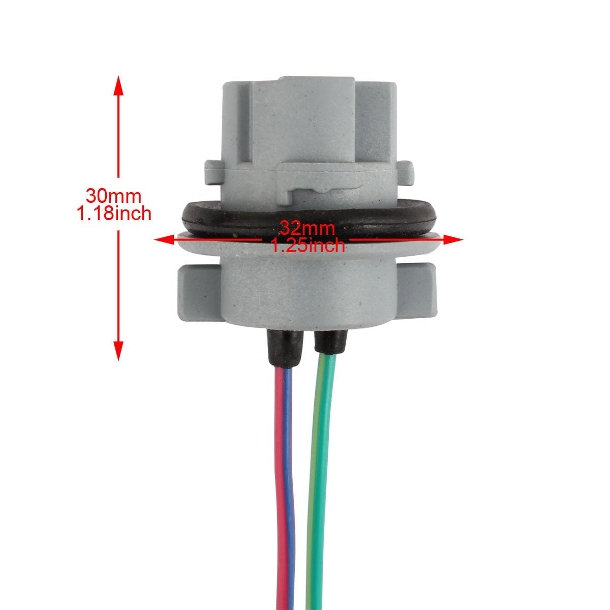 Tomall 7440 T20 Sockets Female Adapter For Turn Signal/Reverse Light Bulbs Socket (Pack Of 2)