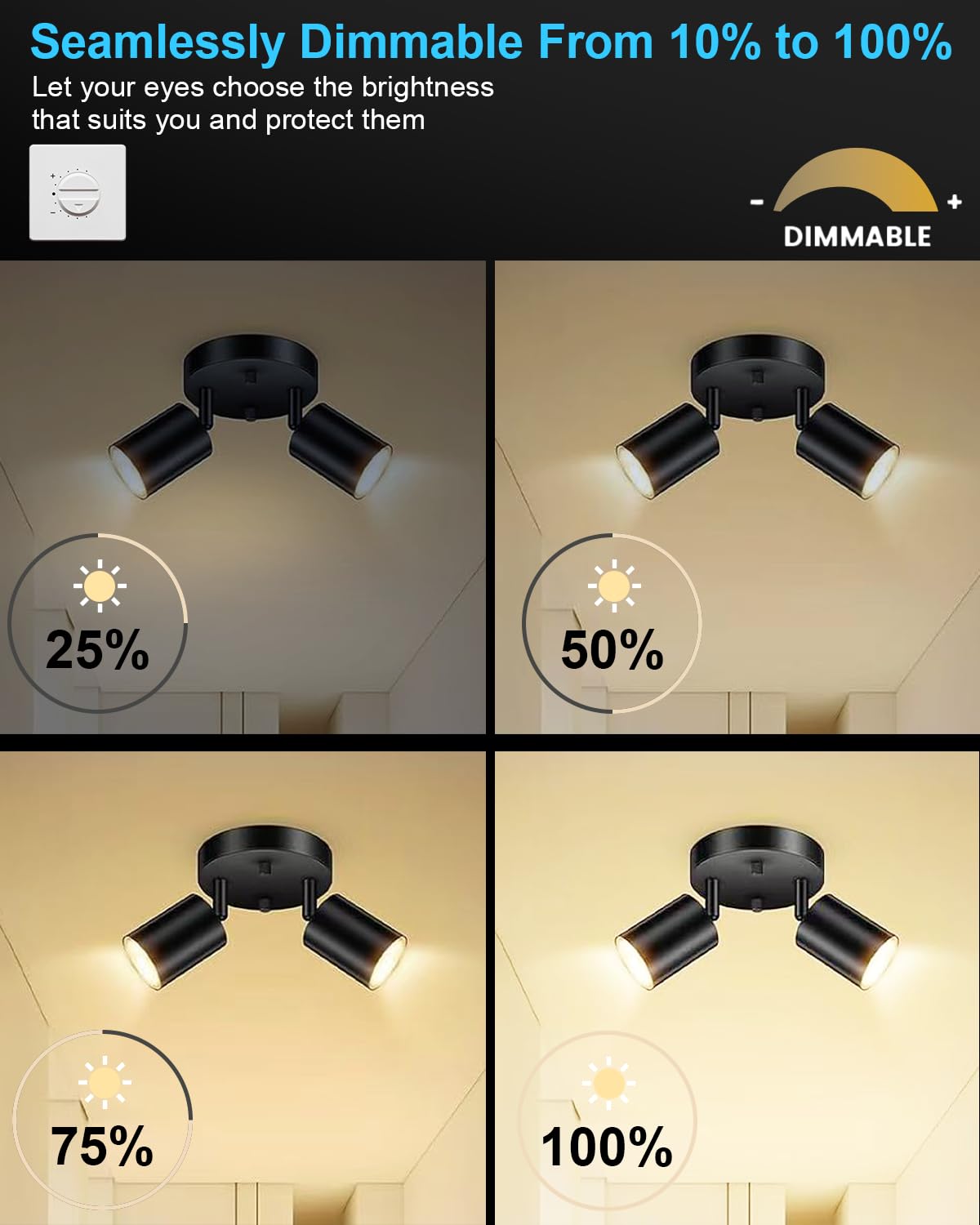 Serbion Gu10 35W Halogen Bulbs - Dimmable Warm White Mr16 Lights (6 Pack) For Candle Warmer, Range Hoods, Track & Recessed Light