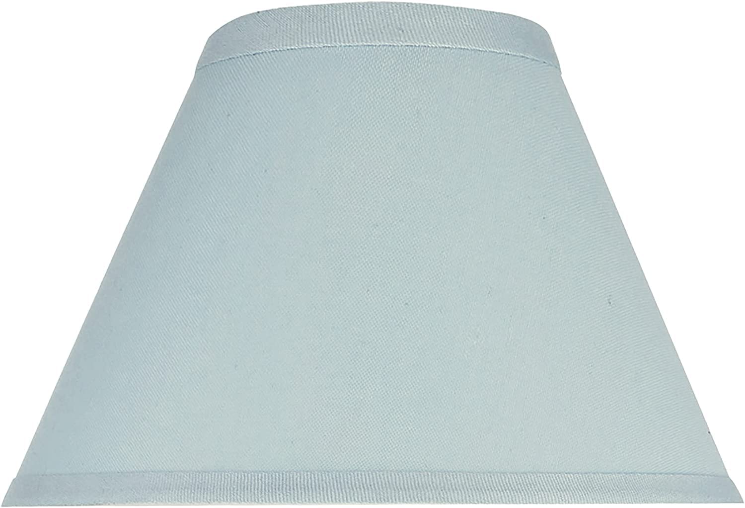 Aspen Creative 58728A, Empire Uno Lamp Shade, Blue, 4&quot; Top x 9&quot; Bottom x 6.5&quot; Slant Height, Slip UNO 33mm