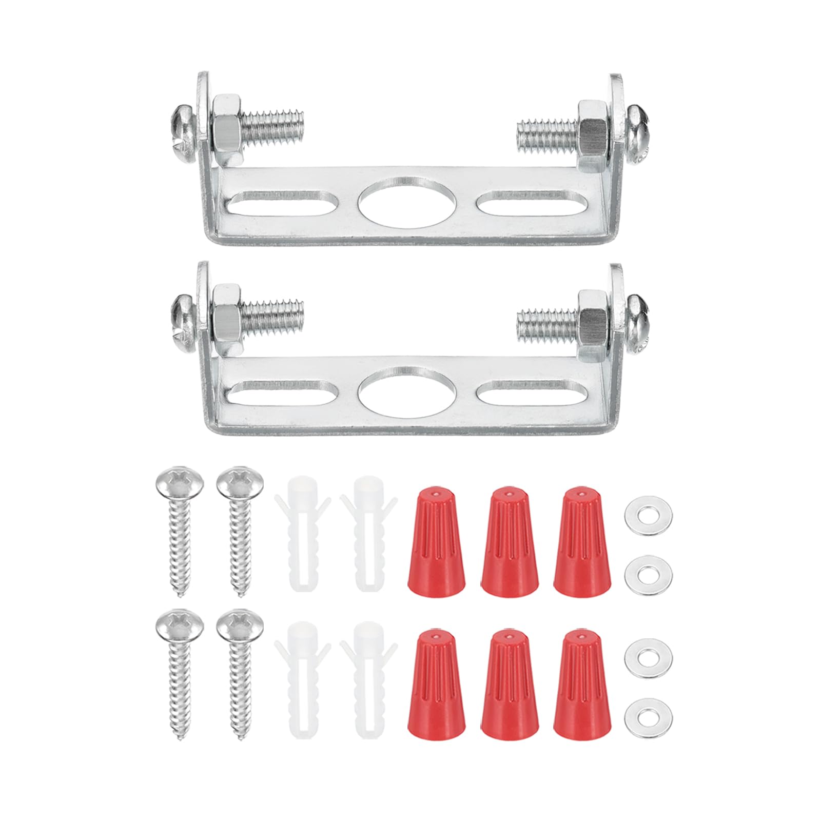 Patikil 45Mm (1.8'') Universal Light Fixture Mounting Bracket Kit, 2 Set Light Crossbar Ceiling Light Plate With Screw For Wall 