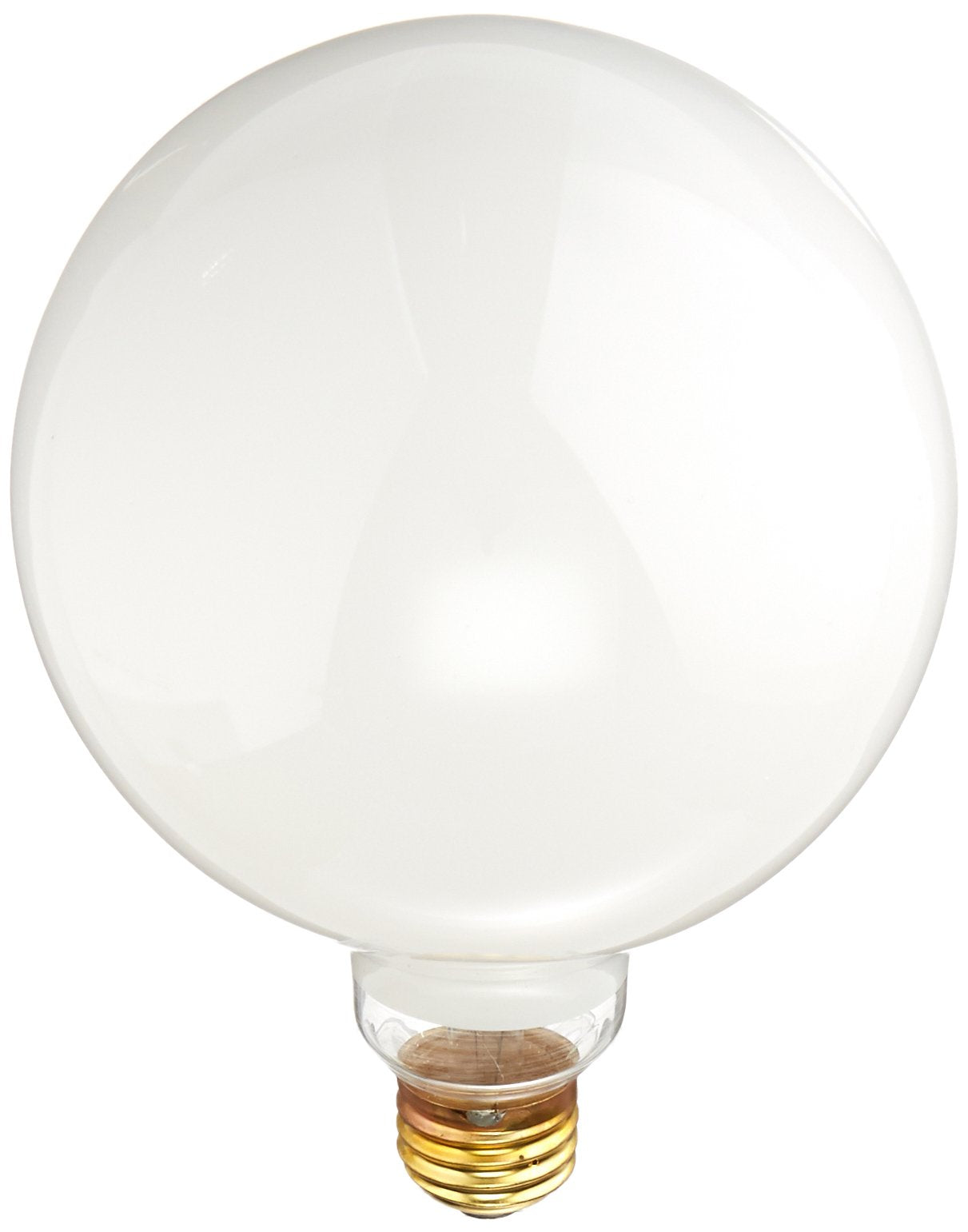 Bulbrite Incandescent G40 Medium Screw Base (E26) Light Bulb, 1 Count (Pack Of 1), White