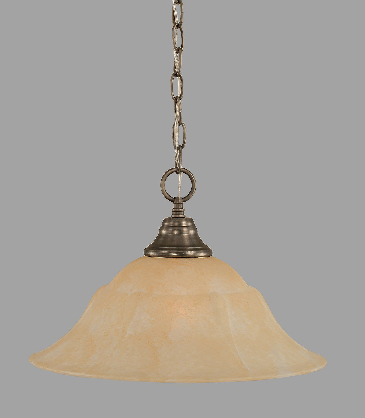 Toltec Lighting 1 Light Pendant In Brushed Nickel (10-Bn-53613)