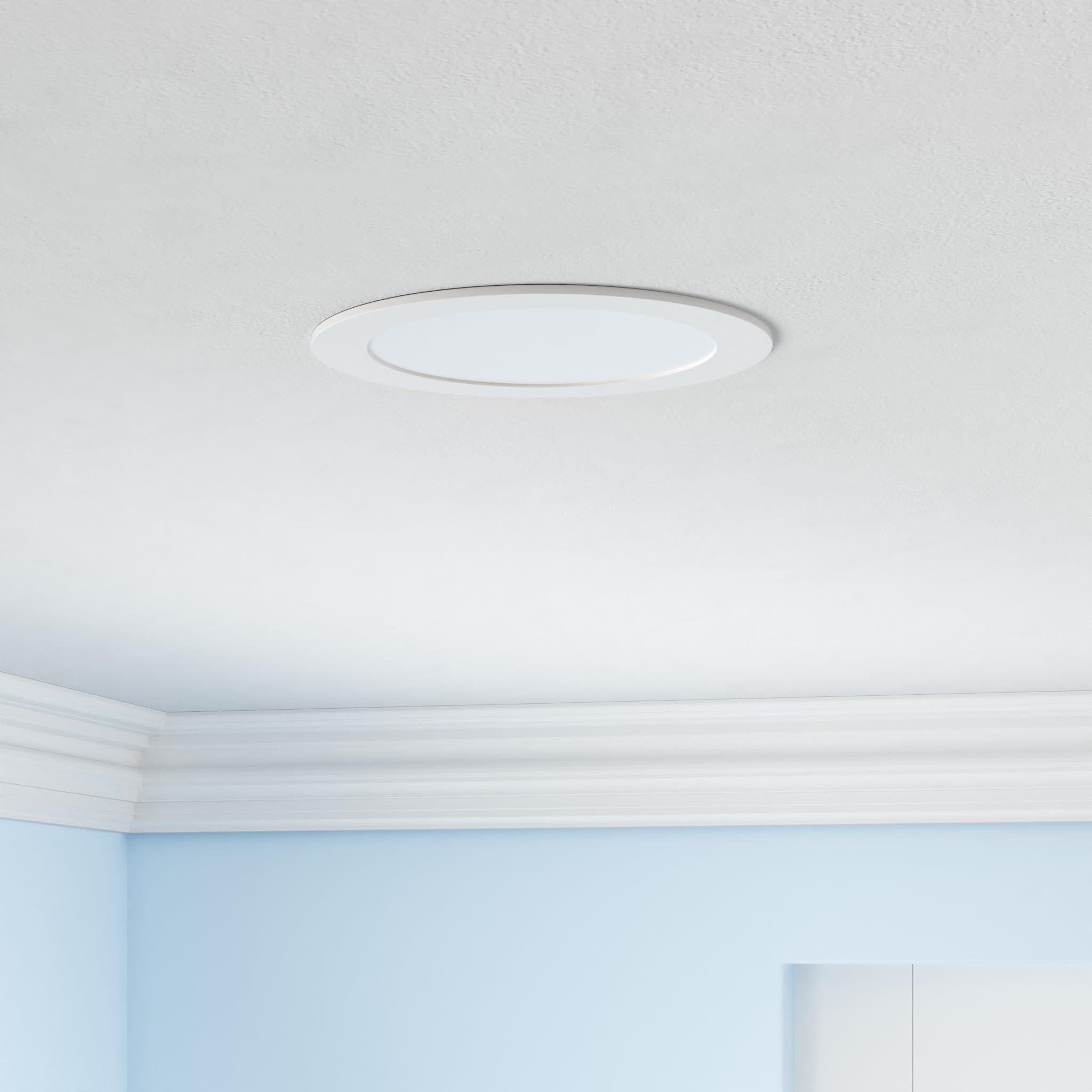 Parmida (16 Pack) 6 Inch Dimmable 5Cct Ultra-Thin Led Recessed Ceiling Light With Junction Box, 5 Color Selectable 2700K/3000K/3