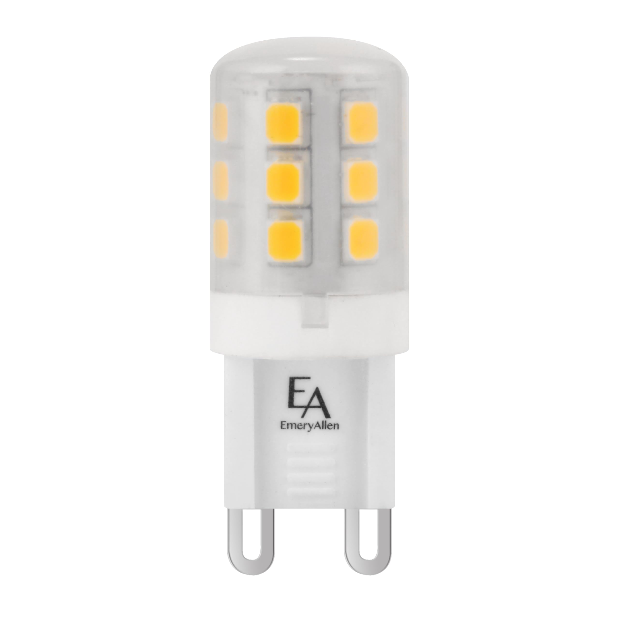 EmeryAllen G9 Base, 2.5Watt (20W Equivalent) Dimmable Miniature Bi-Pin | JA8 Compliant LED Light Bulb | 120V- 250 Lumens | 2700K