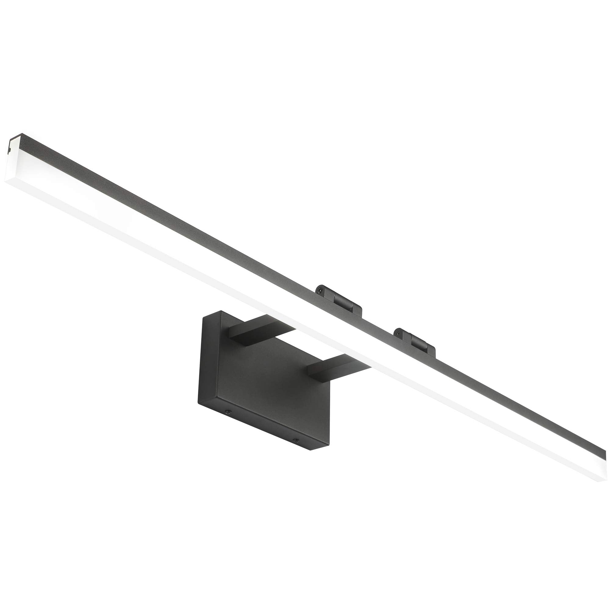 SOLFART Modern LED Vanity Light Fixture 40 Inch Adjustable Black Acrylic 8778-ND