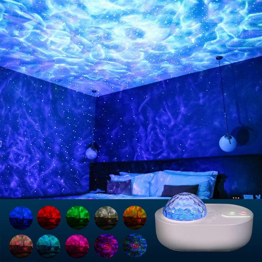 Star Projector With Led Nebula Cloud.Onxe Star Light Projector With Bluetooth Speaker For Bedroom/Game Rooms/Home Theater/Night