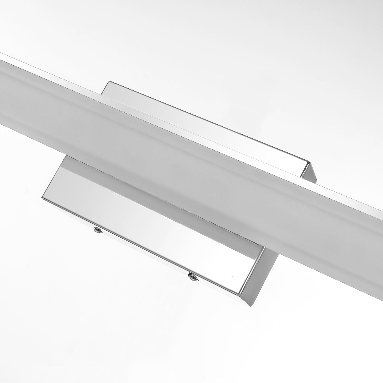 Mirrea 48In Modern Led Vanity Light For Bathroom Lighting Dimmable 46W Chromed (Warm White 3000K)