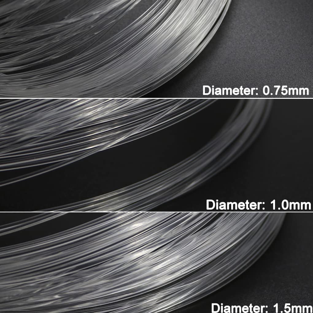 Azimom Pmma Plastic Mixed 375Pcs 9.8Ft Fiber Optic Cable Strands 0.03In/0.04/0.06In End Glow Roll Bunch Fiber String For Star Sk