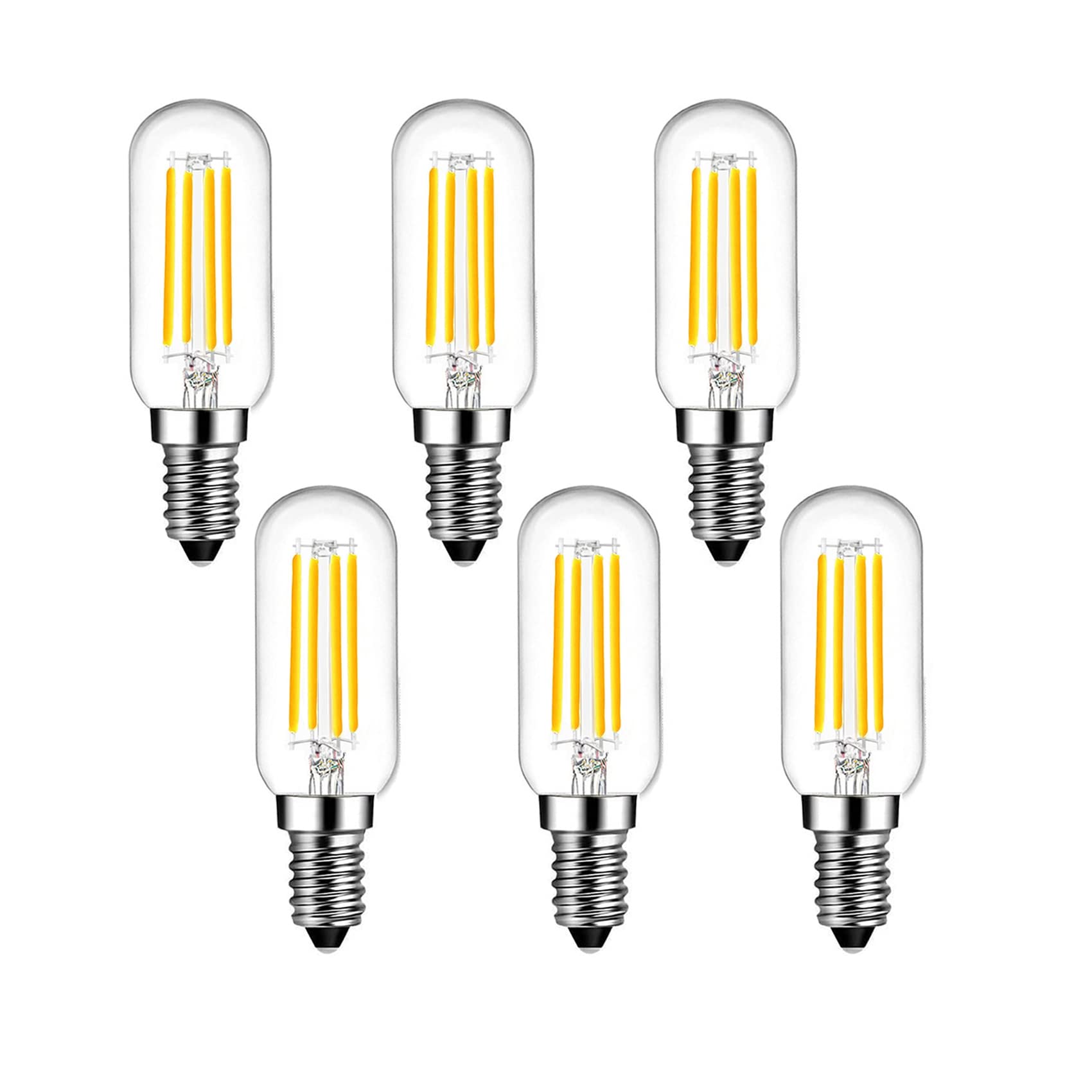 Shuwdkar E14 Led Candelabra Bulb European Base Light Bulb 4000K Neutral White, 40Watt Equivalent 400Ml E14 Edison Bulb Non-Dimma