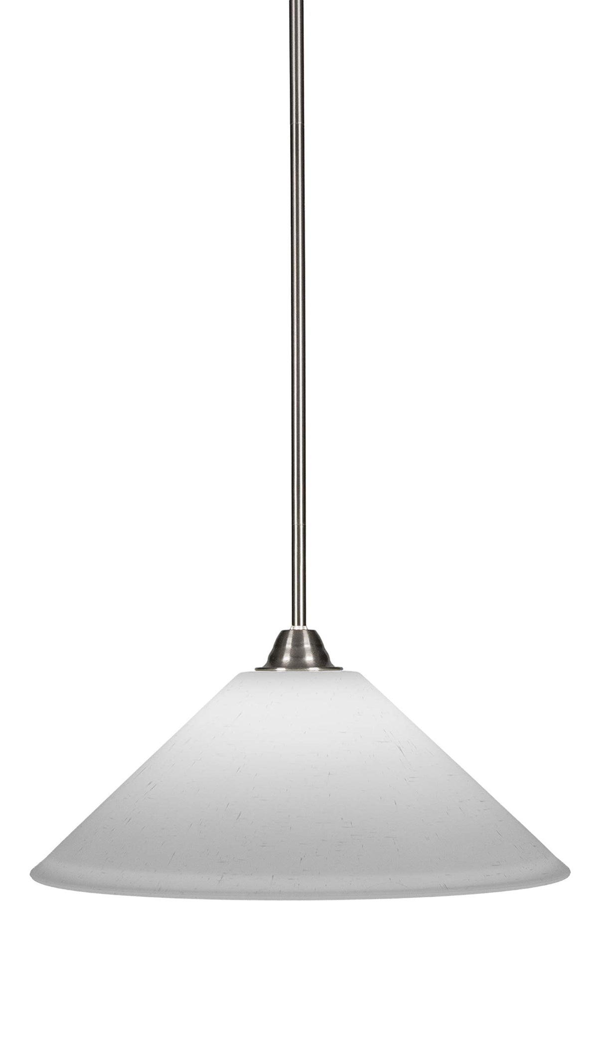 Toltec Lighting Paramount 1 Light Pendant in Brushed Nickel (3401-BN-318)
