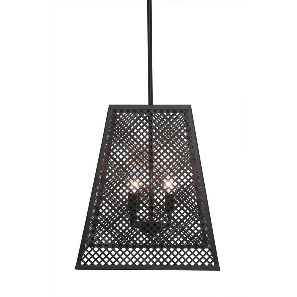Toltec Lighting 1441-Es Corbello 4 Light Pendant With 13.75&quot; Espresso Metal Shades