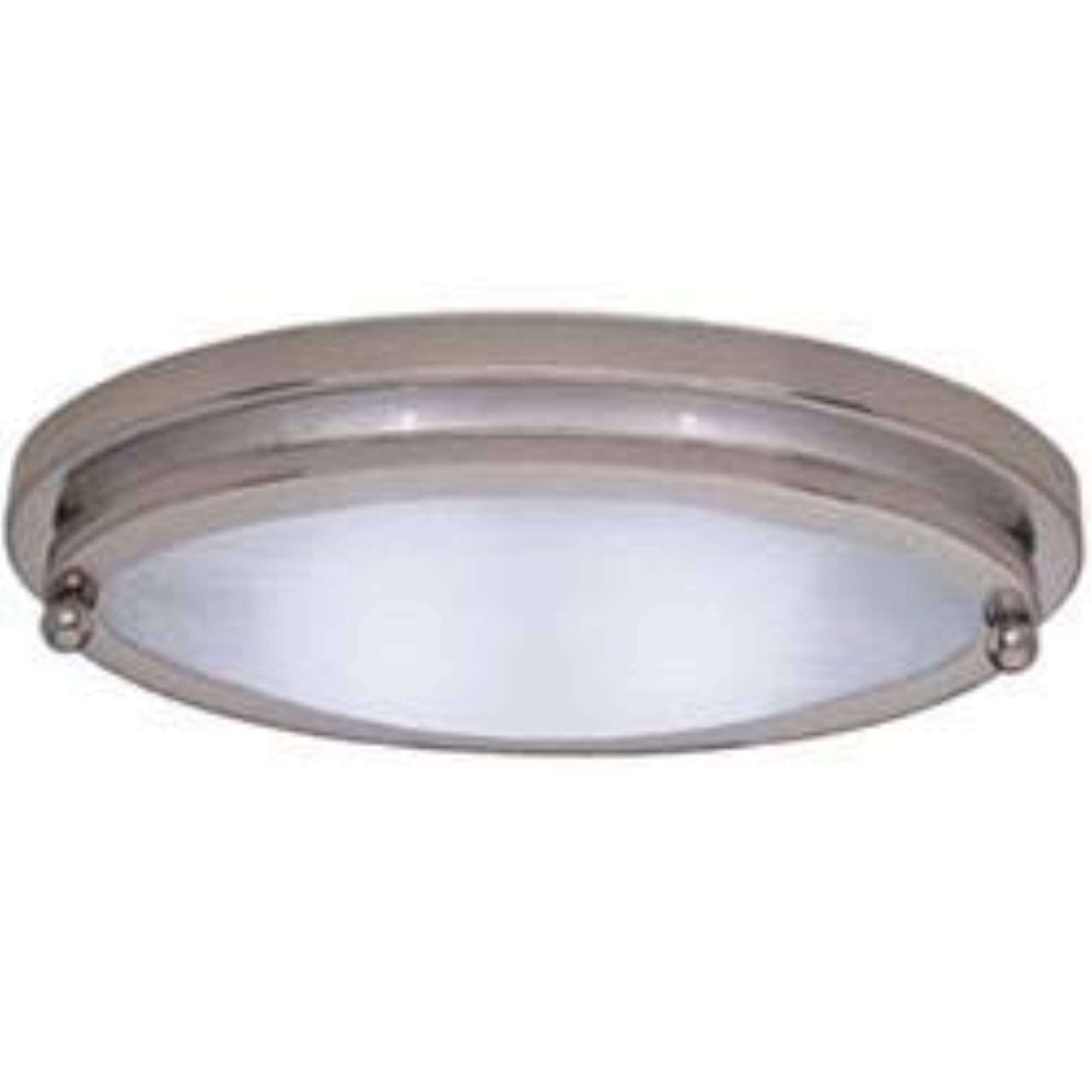 Satin Nickel Low Profile Oval W/Swi