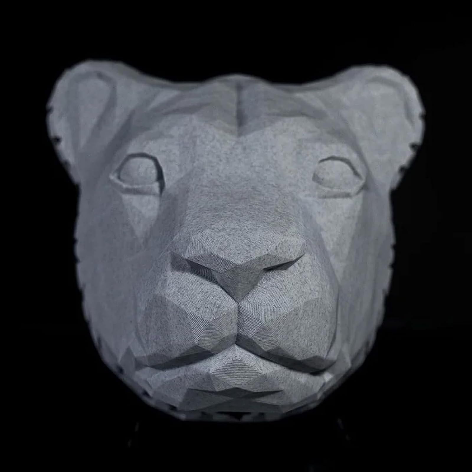 Isfiba 3D Animal Led Wall Lamp, Creative Resin Carving Lamp, Led Home Decoration Lamp, Atmosphere Rendering Lamp, For Study, Bedroom, Dining Room, Stairway, Hallway, Bar (Lion)