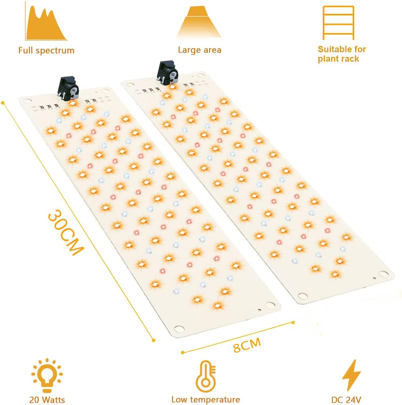 Rocoking Grow Lights For Indoor Plants,Ultra-Thin Panel Grow Lamp,158Leds Full Spectrum Grow Lights For Under Cabinet Plant, Grow Lamp With 3/9/12H Timer,10 Dimmable Levels For Plants Growing