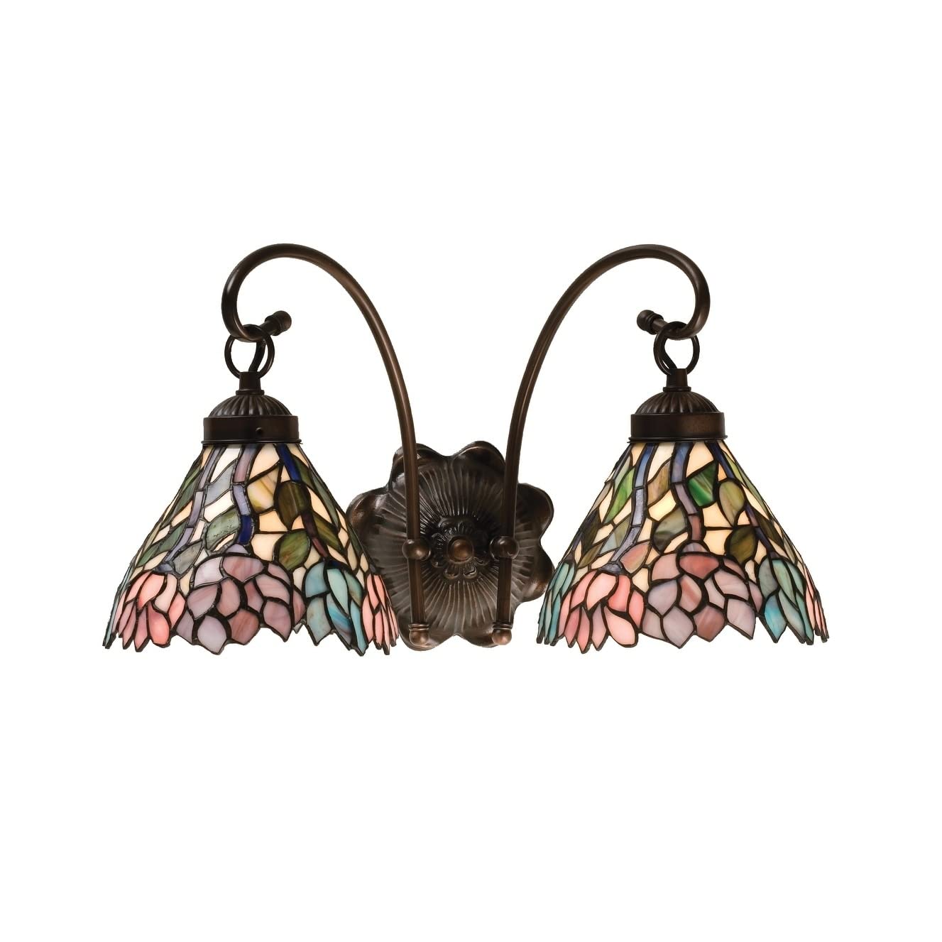 17''W Wisteria 2 LT Wall Sconce