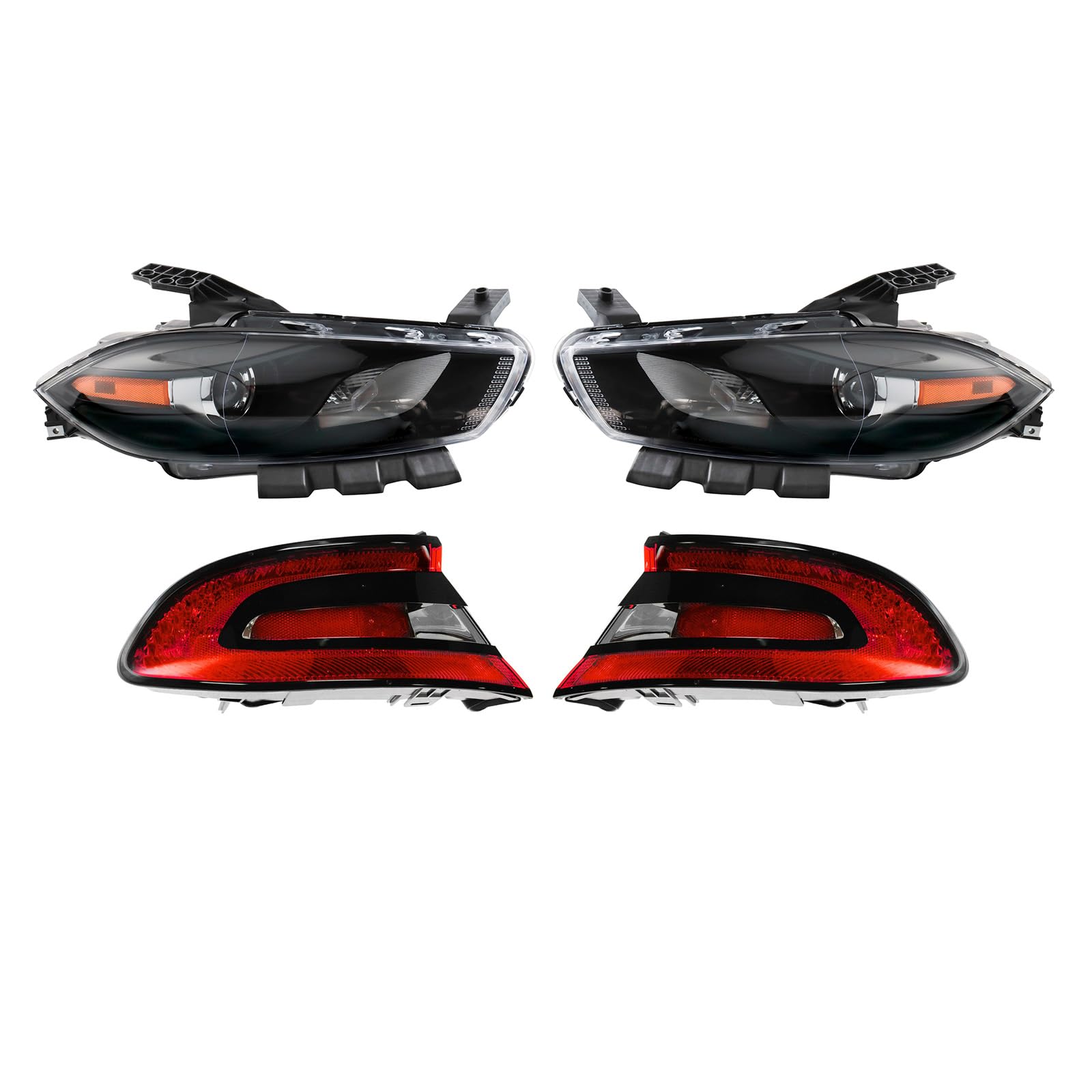 TRQ Lighting Kit Compatible with 2013-2016 Dodge Dart, Model LKA82955