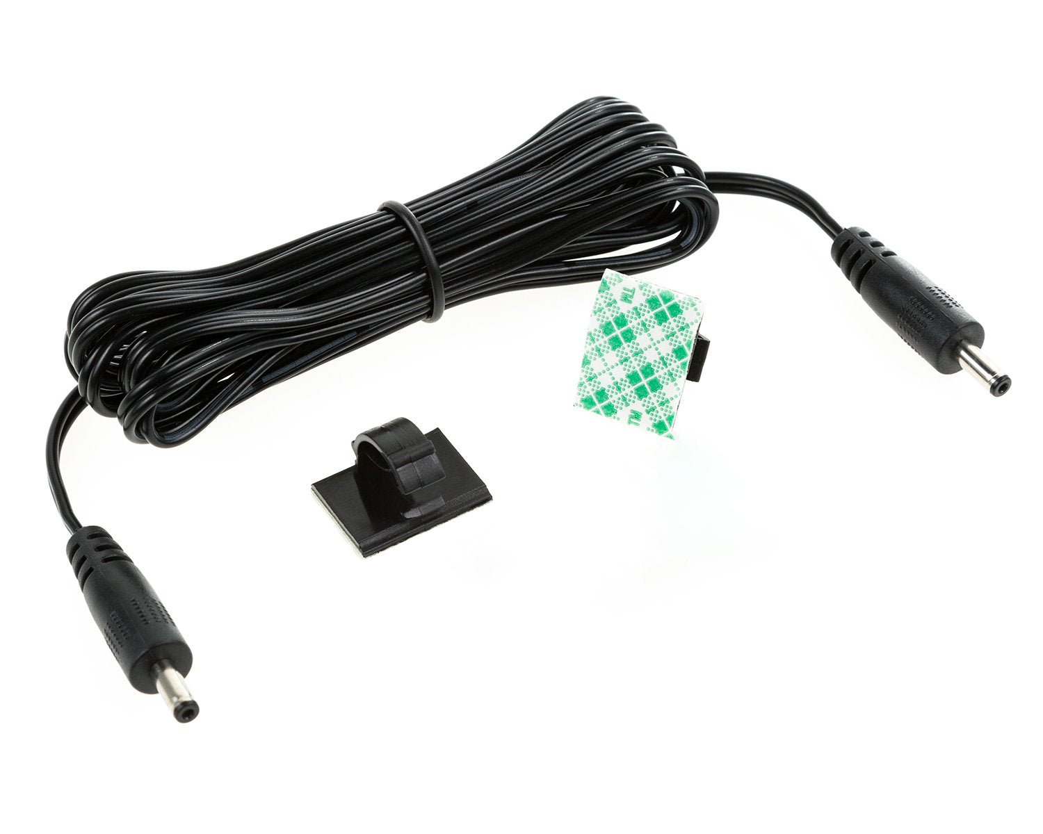 EShine Interconnect Cable Male to Male 3.5mm x 1.35mm 3.3ft Black PVC Model EACMM33B