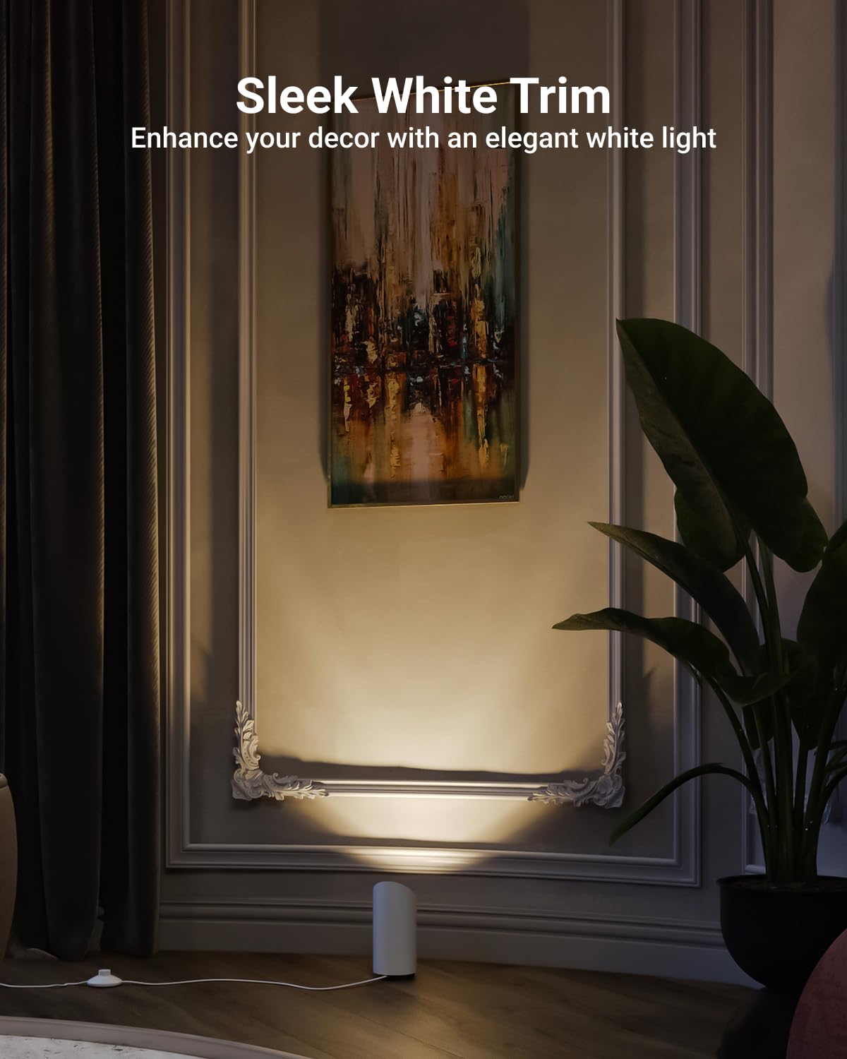 Sunco Uplighting Indoor LED Floor Can Light - 7W, 450 LM, 3000K Warm White, Non-Dimmable, 2 Pack, Aluminum, White