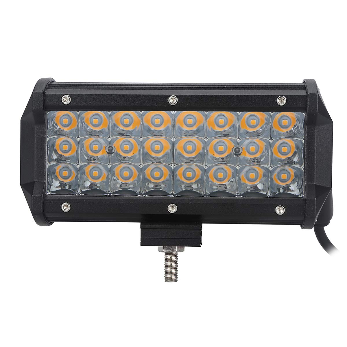 Green Led Off-Road Light Bar Pod 36W 7-Inch Spot Driving Work Pods Waterproof Fog Lamps For Van Pick-Up Truck Car Atv Utv Suv Truck Tractor Boat Fishing Hunting G Deck Trailer Navigation 12V 24V 2Pcs