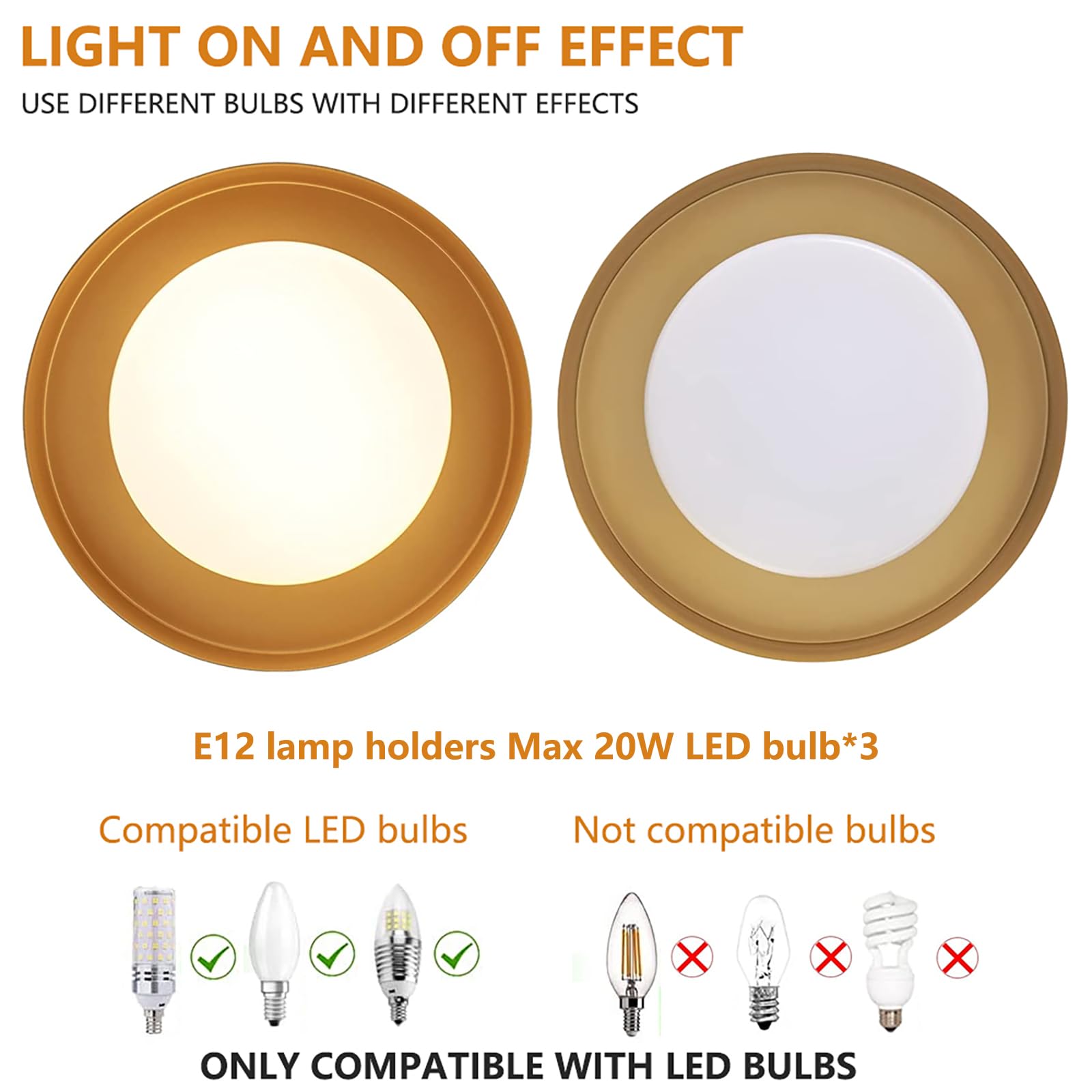 Mivenda Modern Flush Mount Ceiling Light Minimalist Close To Ceiling Lighting Fixture Gold Circular Ceiling Lamp For Bedroom Dining Room Entry Hallway Balcony  Bathroom (16.5)